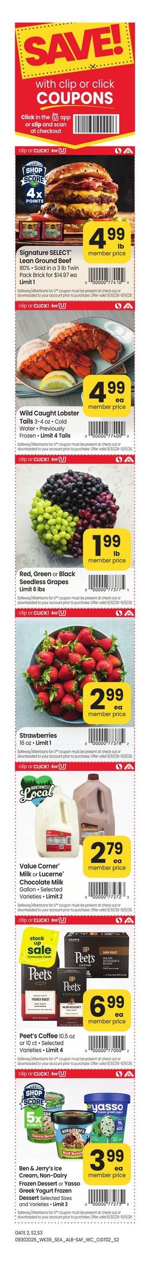 Albertsons (Boardman Area, OR) Weekly Ad September 30 - October 6, 2026