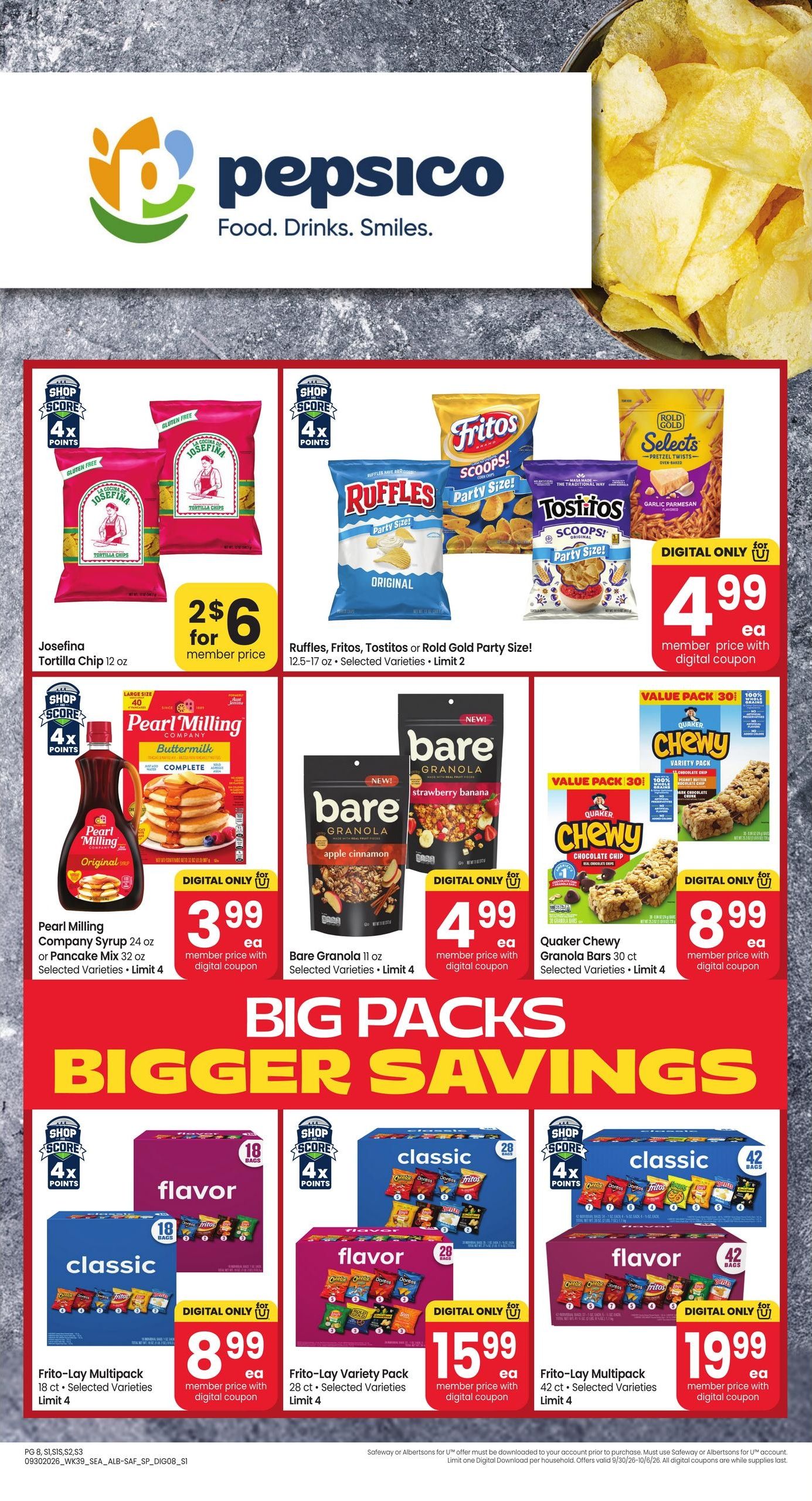 Albertsons (Boardman Area, OR) Weekly Ad September 30 - October 6, 2026