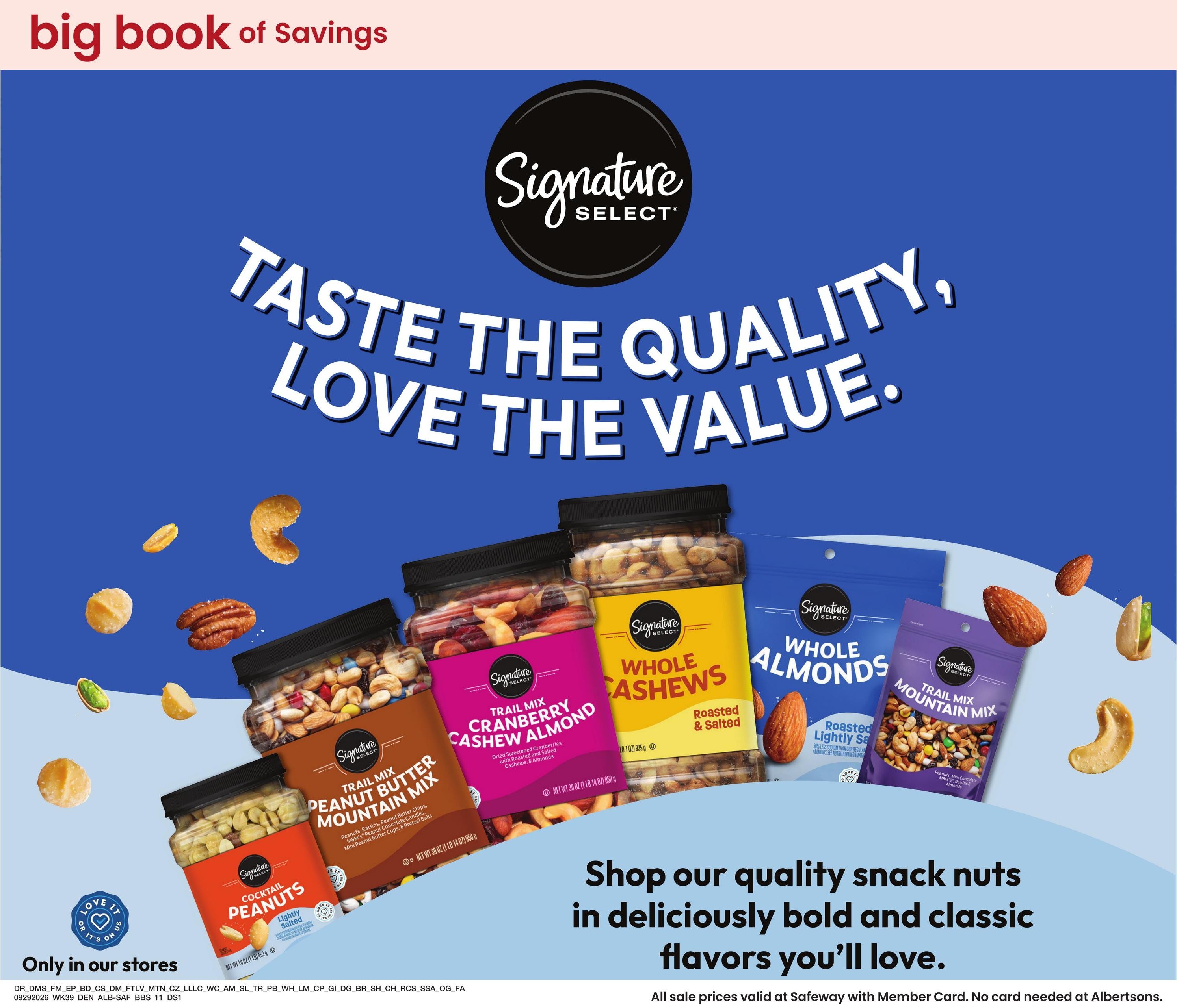 Albertsons (Ignacio Area, CO) Big Book of Savings Weekly Ad September 29 - October 26, 2026