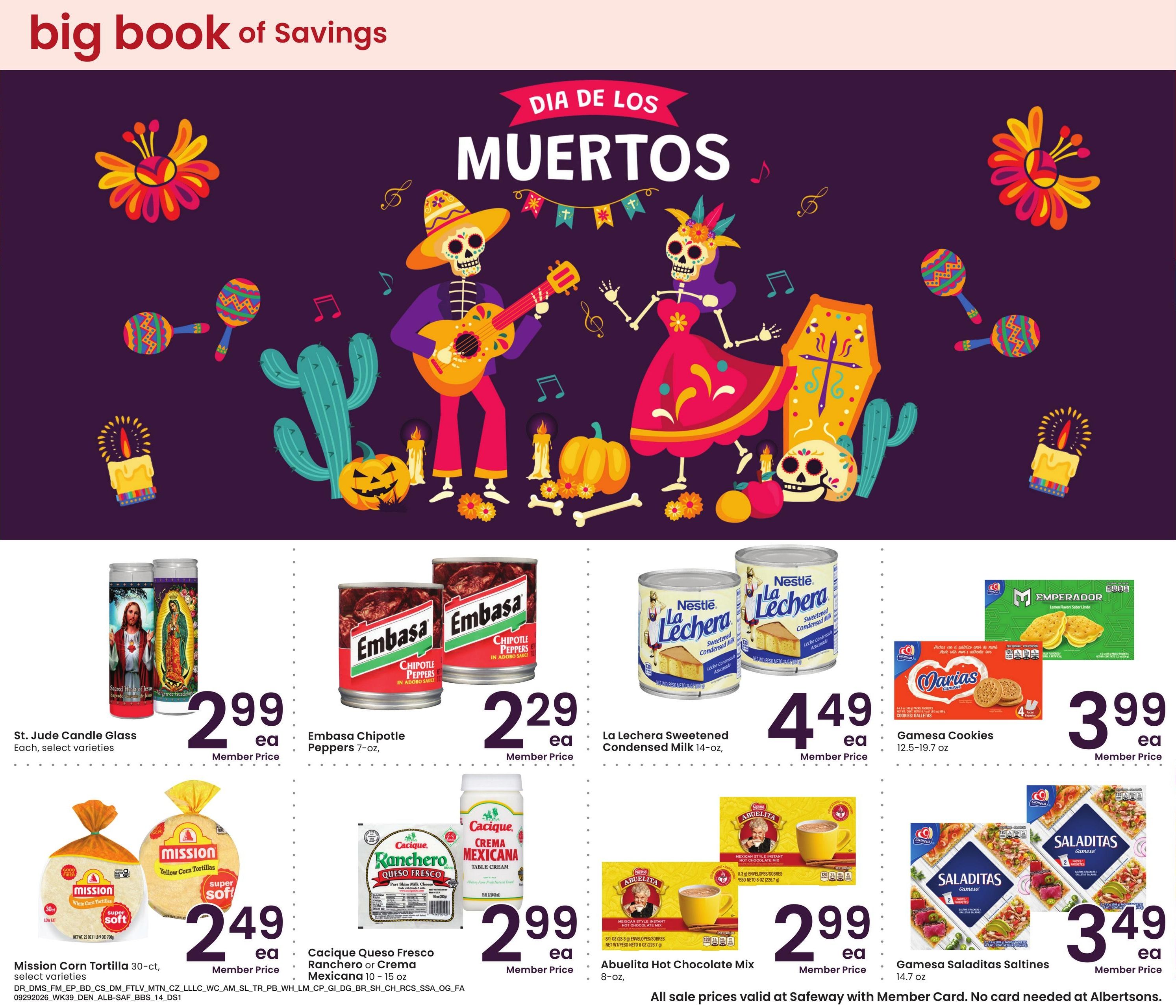 Albertsons (Ignacio Area, CO) Big Book of Savings Weekly Ad September 29 - October 26, 2026