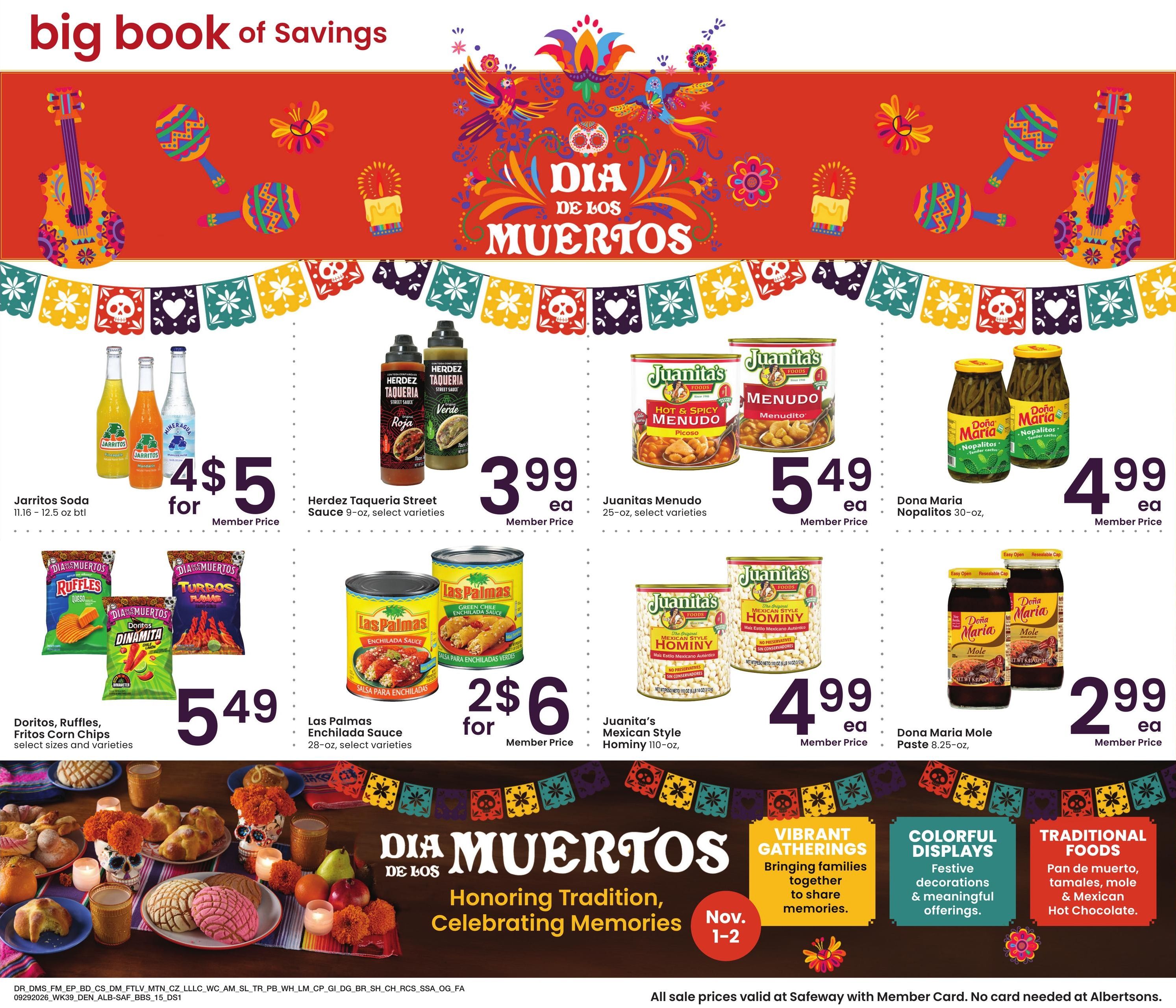 Albertsons (Ignacio Area, CO) Big Book of Savings Weekly Ad September 29 - October 26, 2026