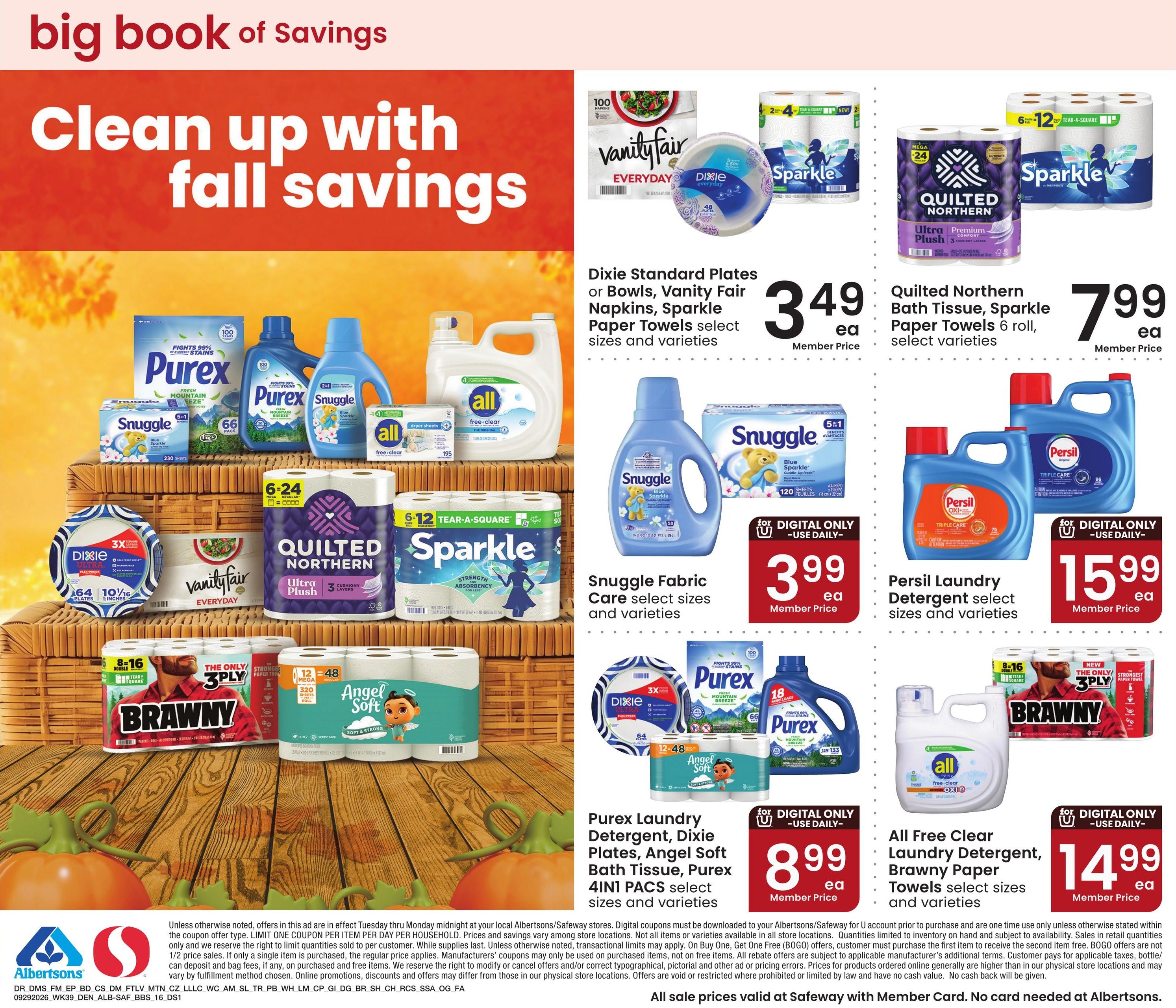 Albertsons (Ignacio Area, CO) Big Book of Savings Weekly Ad September 29 - October 26, 2026