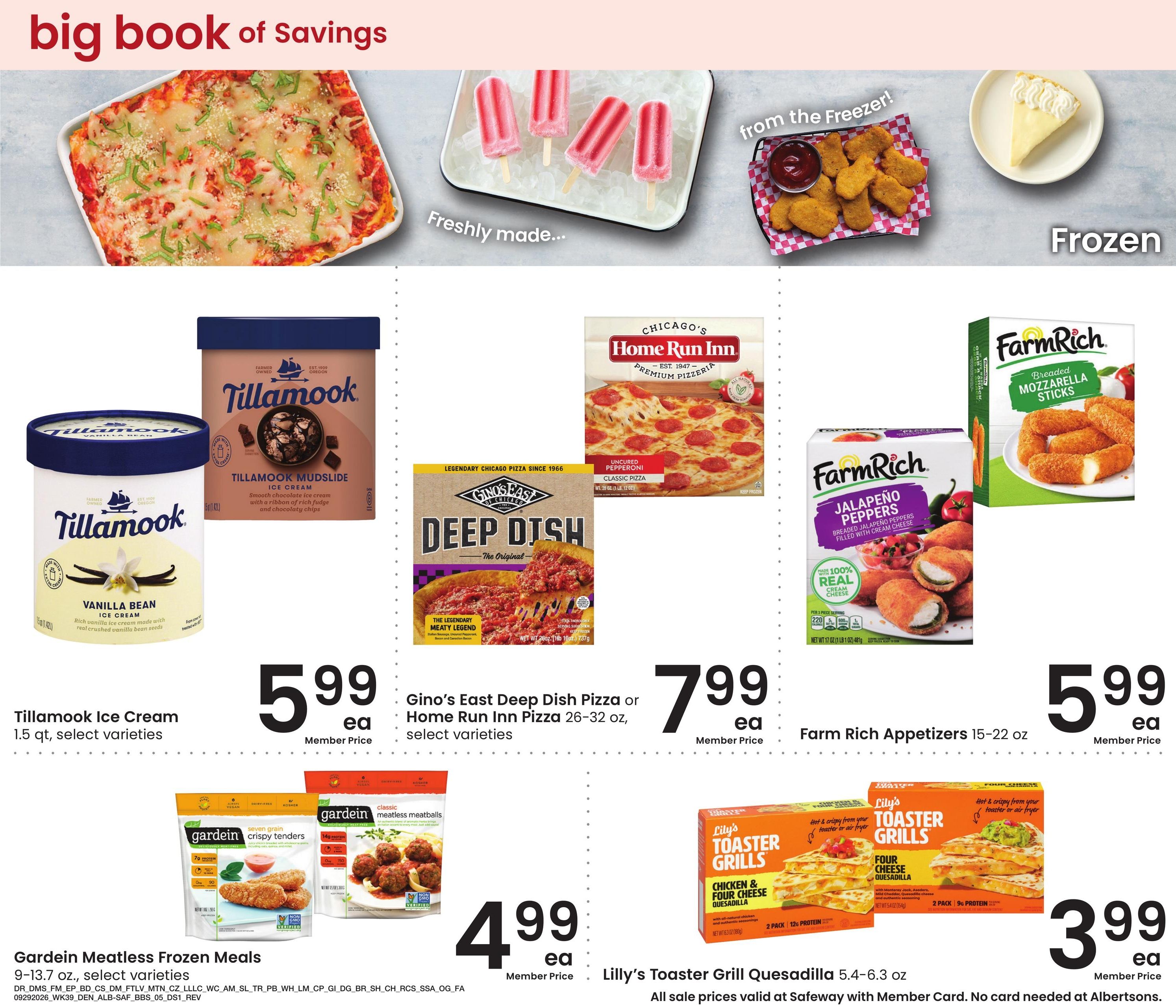 Albertsons (Ignacio Area, CO) Big Book of Savings Weekly Ad September 29 - October 26, 2026
