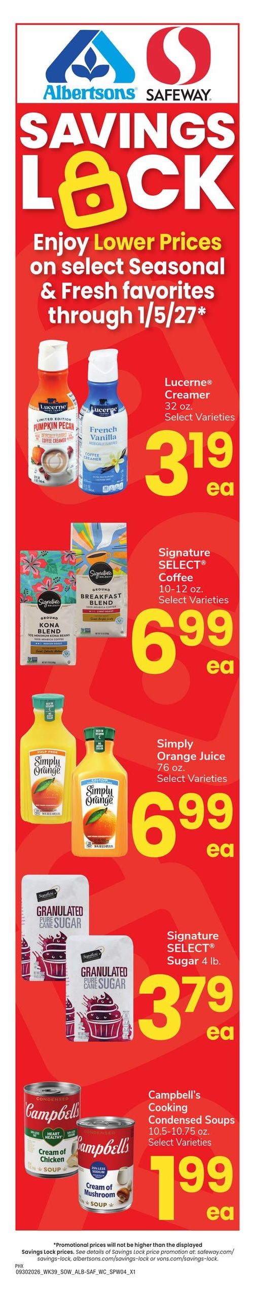 Albertsons (Apache Junction Area, AZ) Weekly Ad September 30 - October 6, 2026