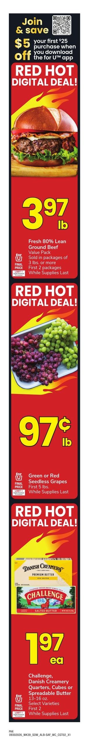 Albertsons (Apache Junction Area, AZ) Weekly Ad September 30 - October 6, 2026
