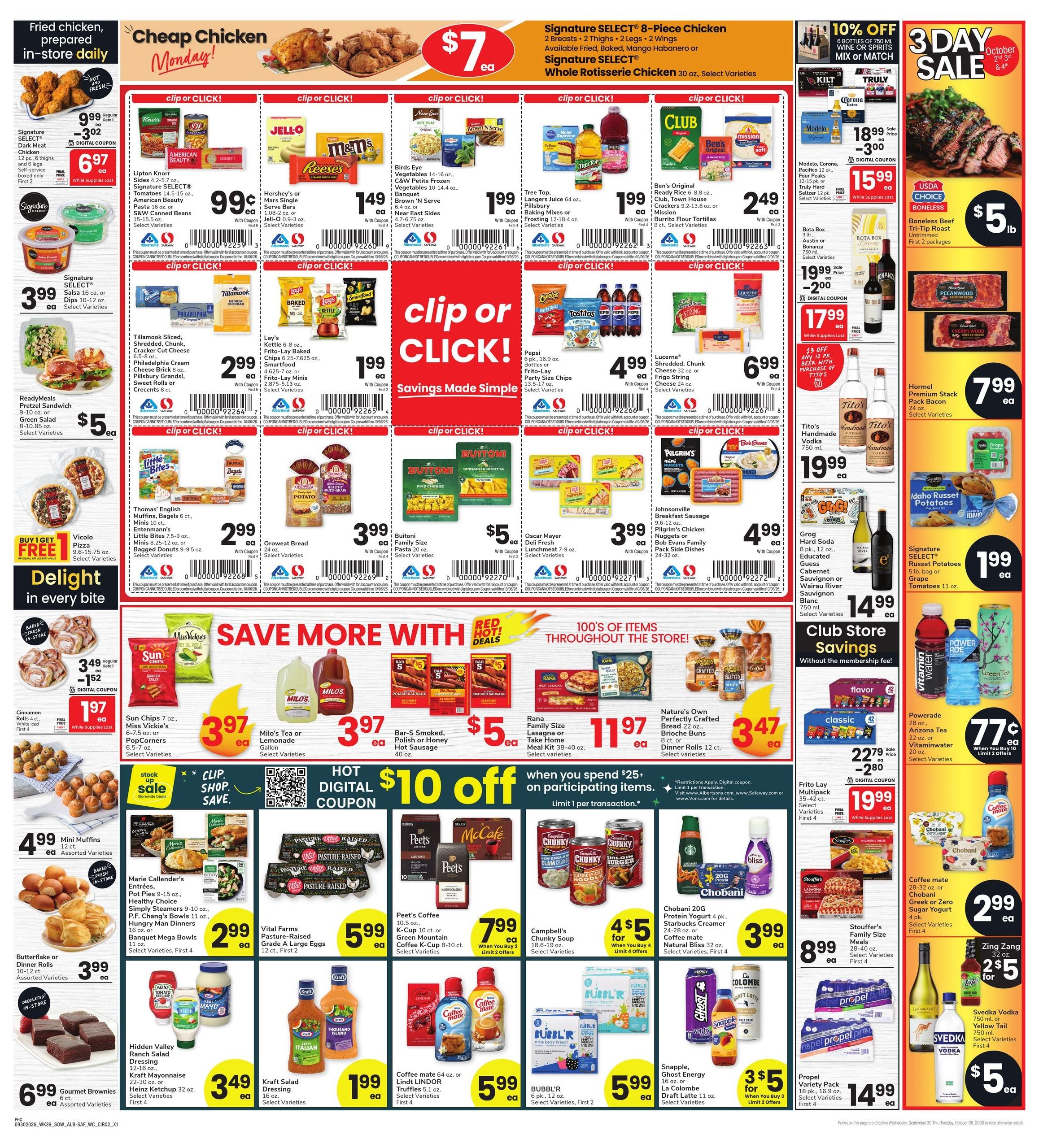 Albertsons (Apache Junction Area, AZ) Weekly Ad September 30 - October 6, 2026