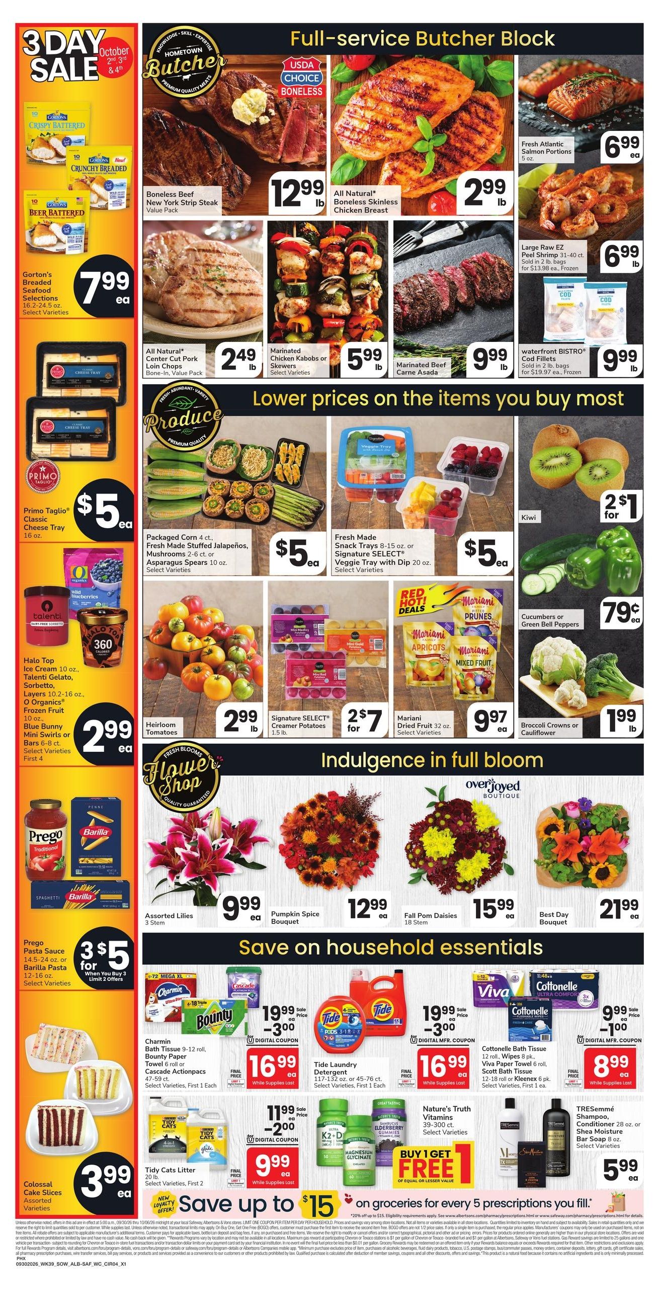 Albertsons (Apache Junction Area, AZ) Weekly Ad September 30 - October 6, 2026