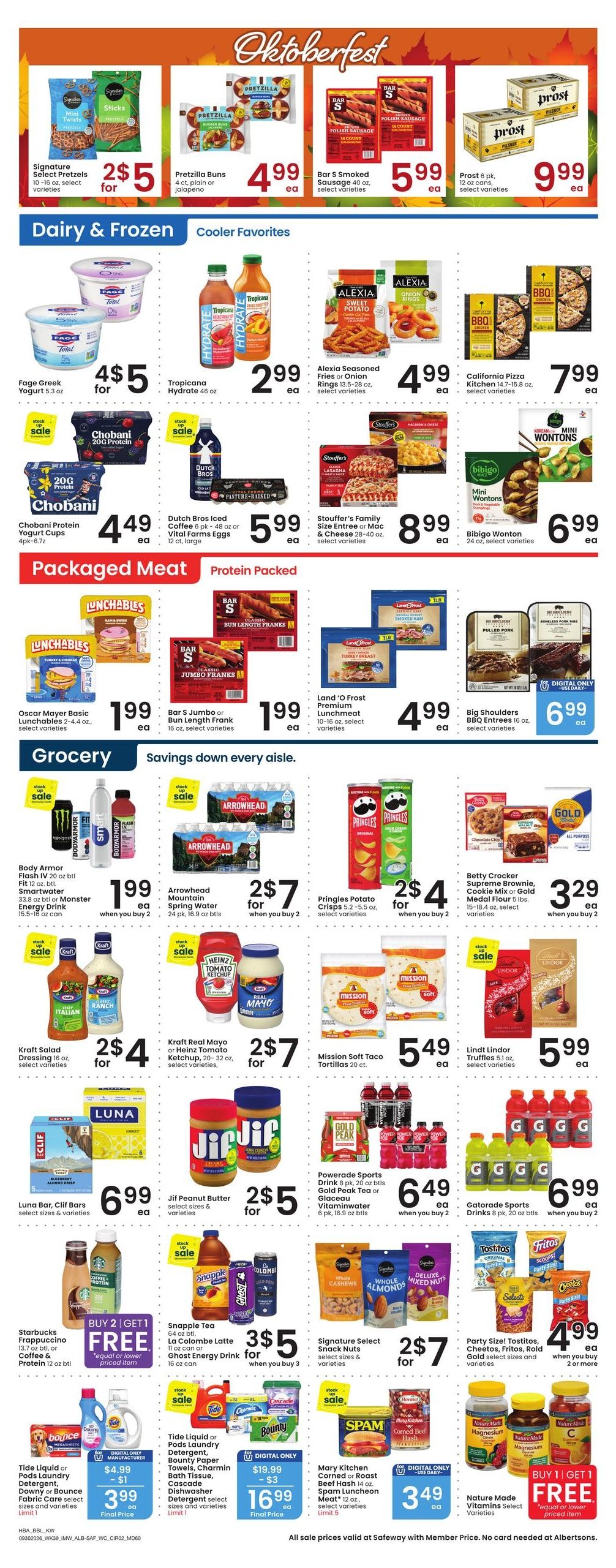 Albertsons (Hungry Horse Area, MT) Weekly Ad September 30 - October 6, 2026