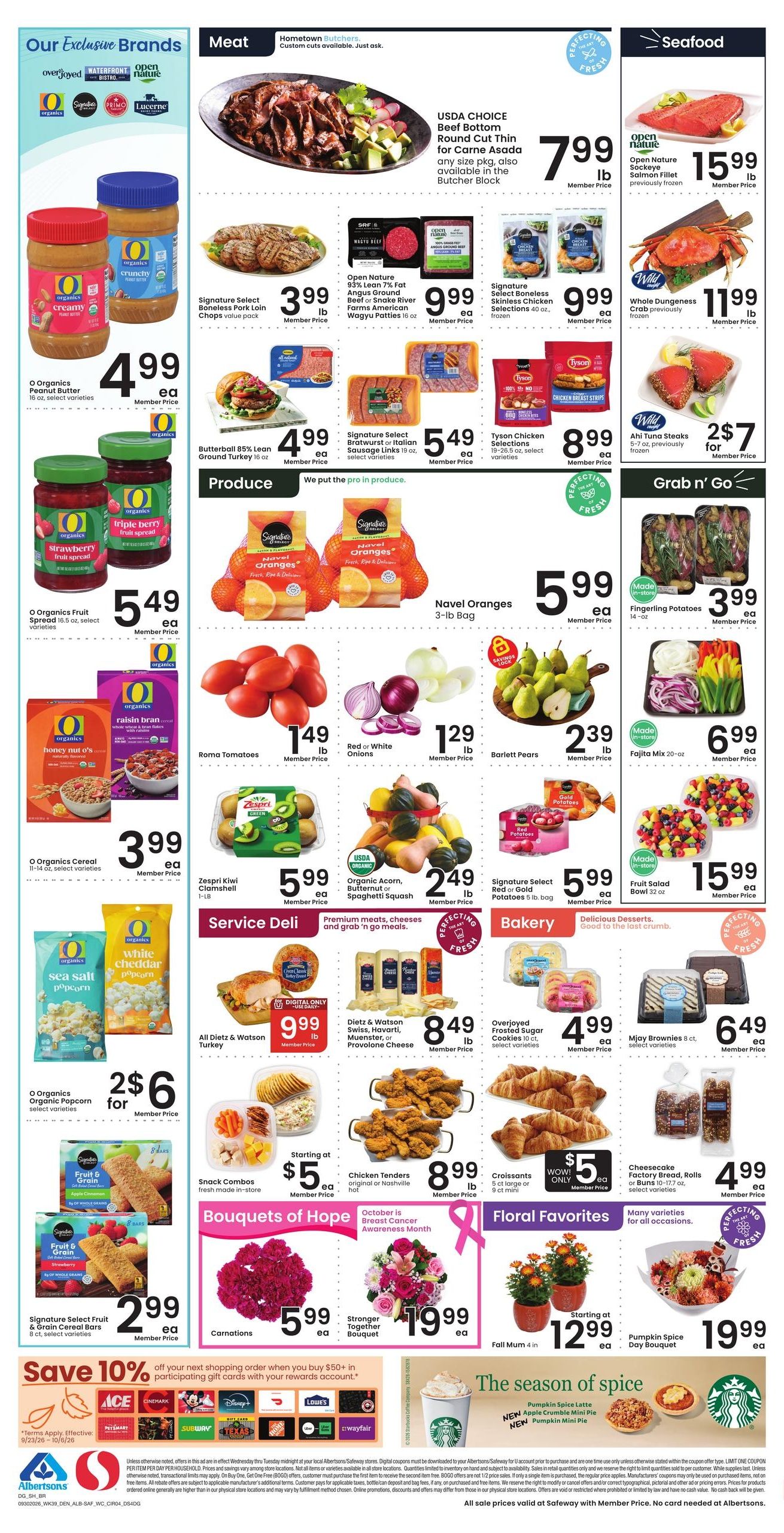 Albertsons (Buffalo Area, WY) Weekly Ad September 30 - October 6, 2026