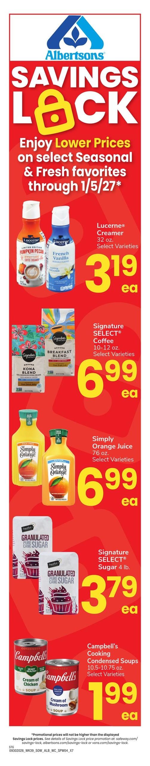 Albertsons (Colorado City Area, AZ) Weekly Ad September 30 - October 6, 2026