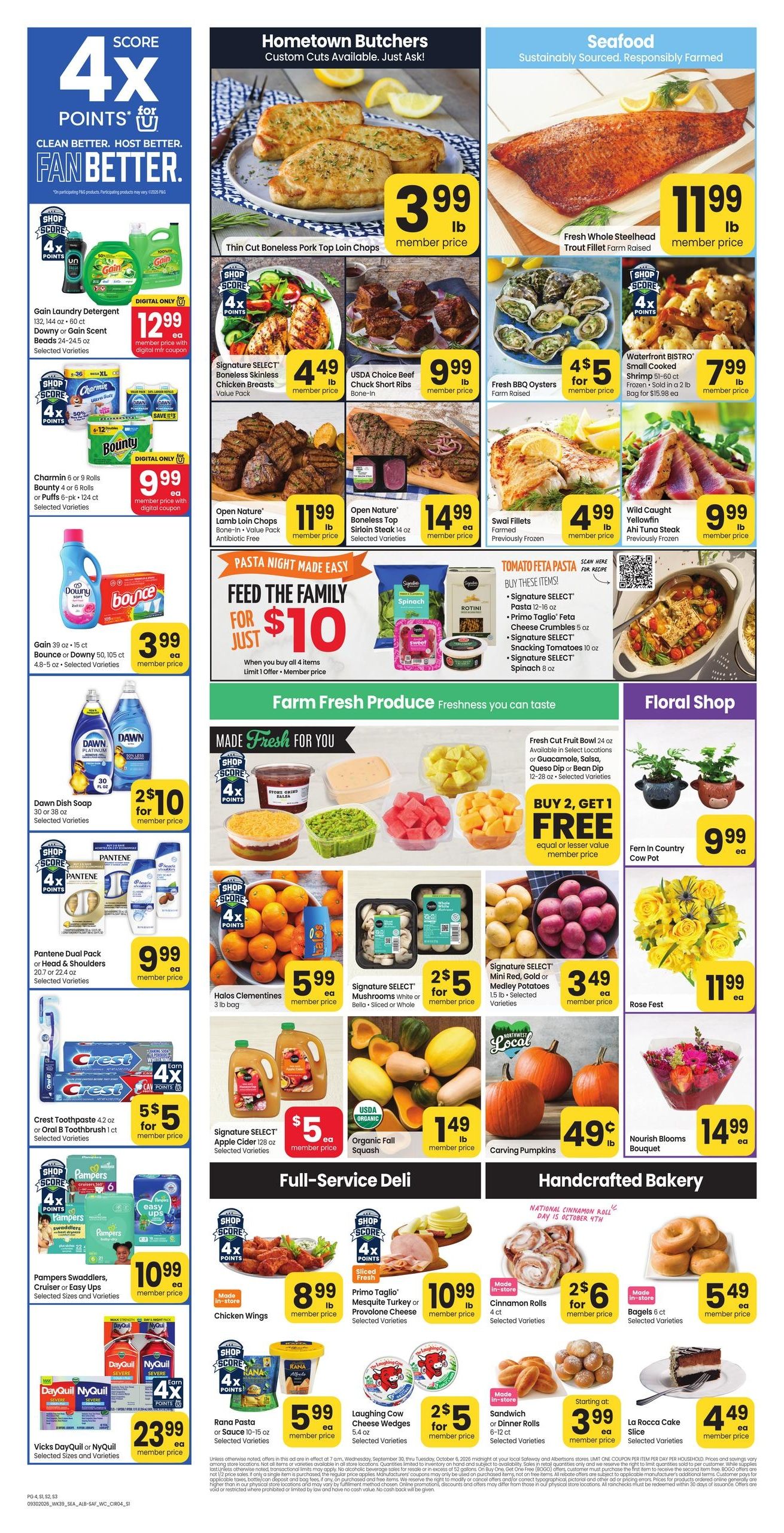 Albertsons (Everett Area, WA) Weekly Ad September 30 - October 6, 2026