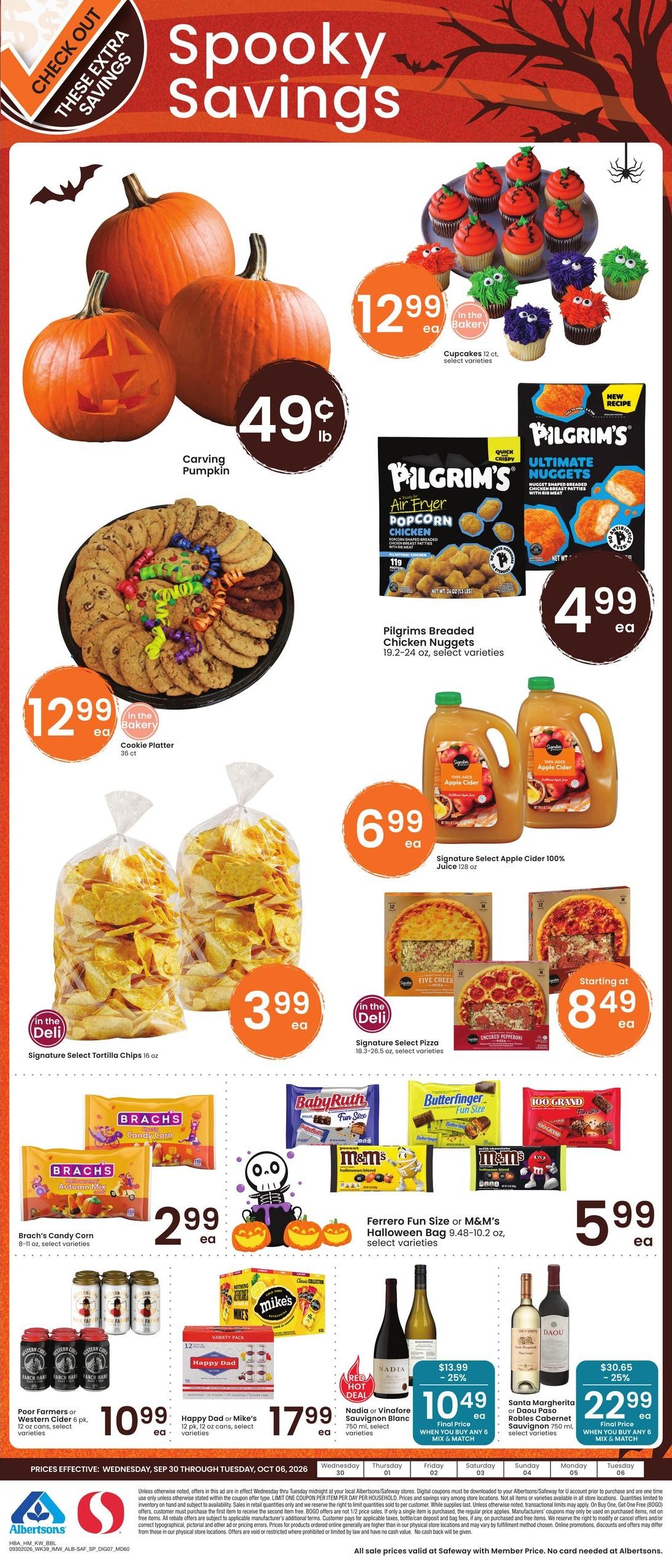 Albertsons (Hamilton Area, MT) Weekly Ad September 30 - October 6, 2026