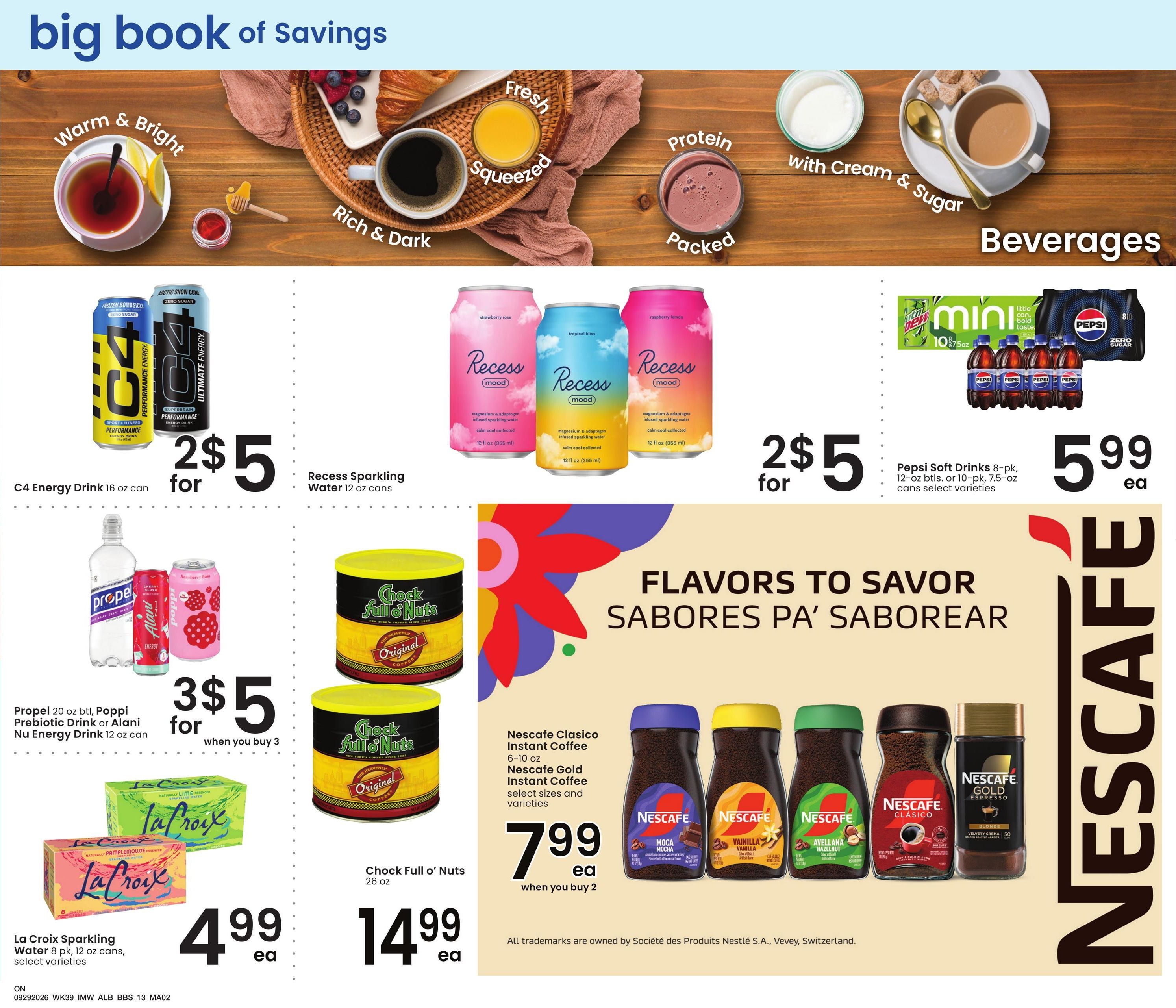Albertsons (Ontario Area, OR) Big Book of Savings Weekly Ad September 29 - October 26, 2026