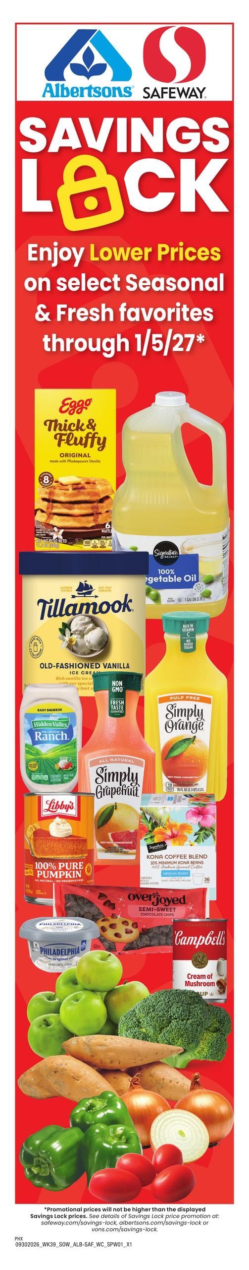 Albertsons (Phoenix-Yuma Area, AZ) Weekly Ad September 30 - October 6, 2026
