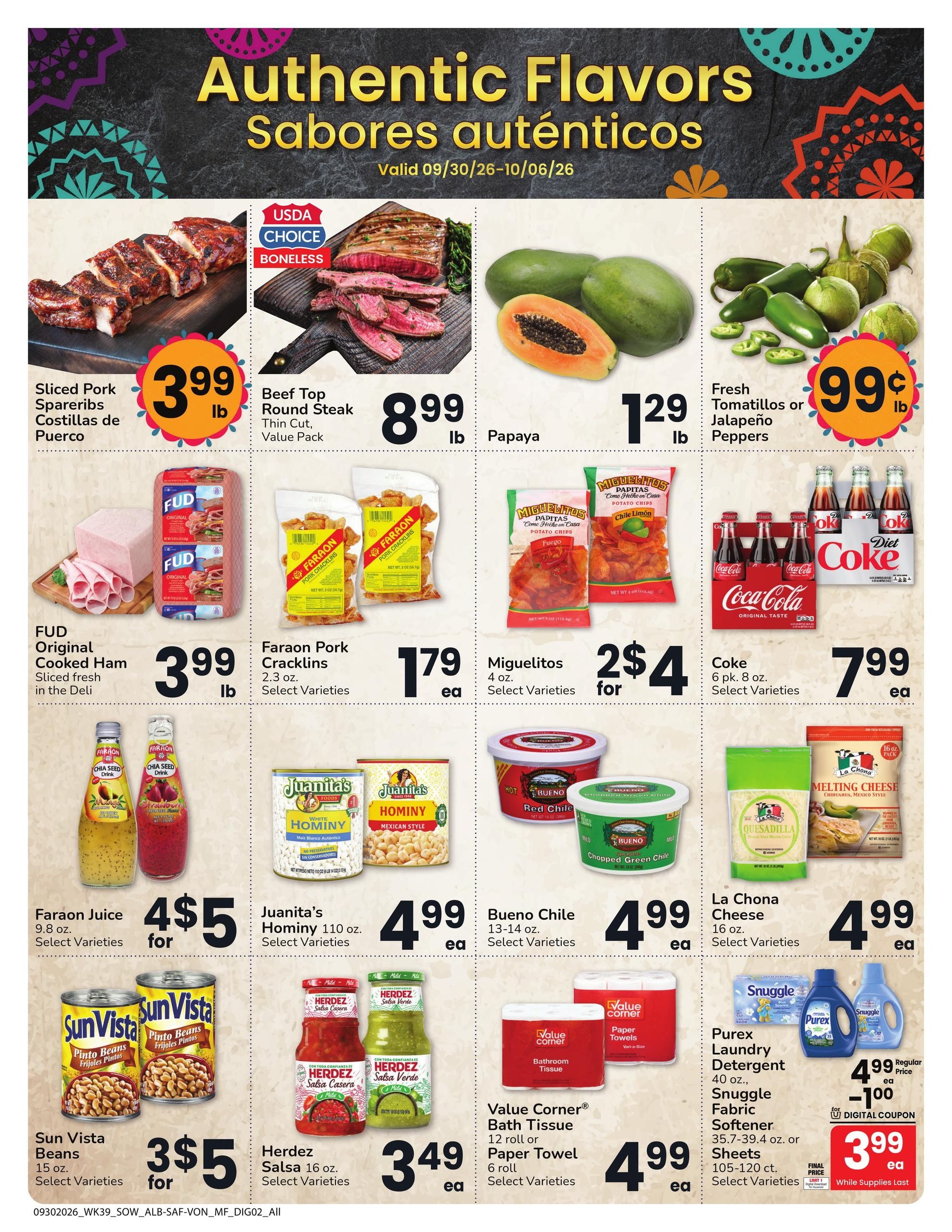 Albertsons (Phoenix-Yuma Area, AZ) Weekly Ad September 30 - October 6, 2026