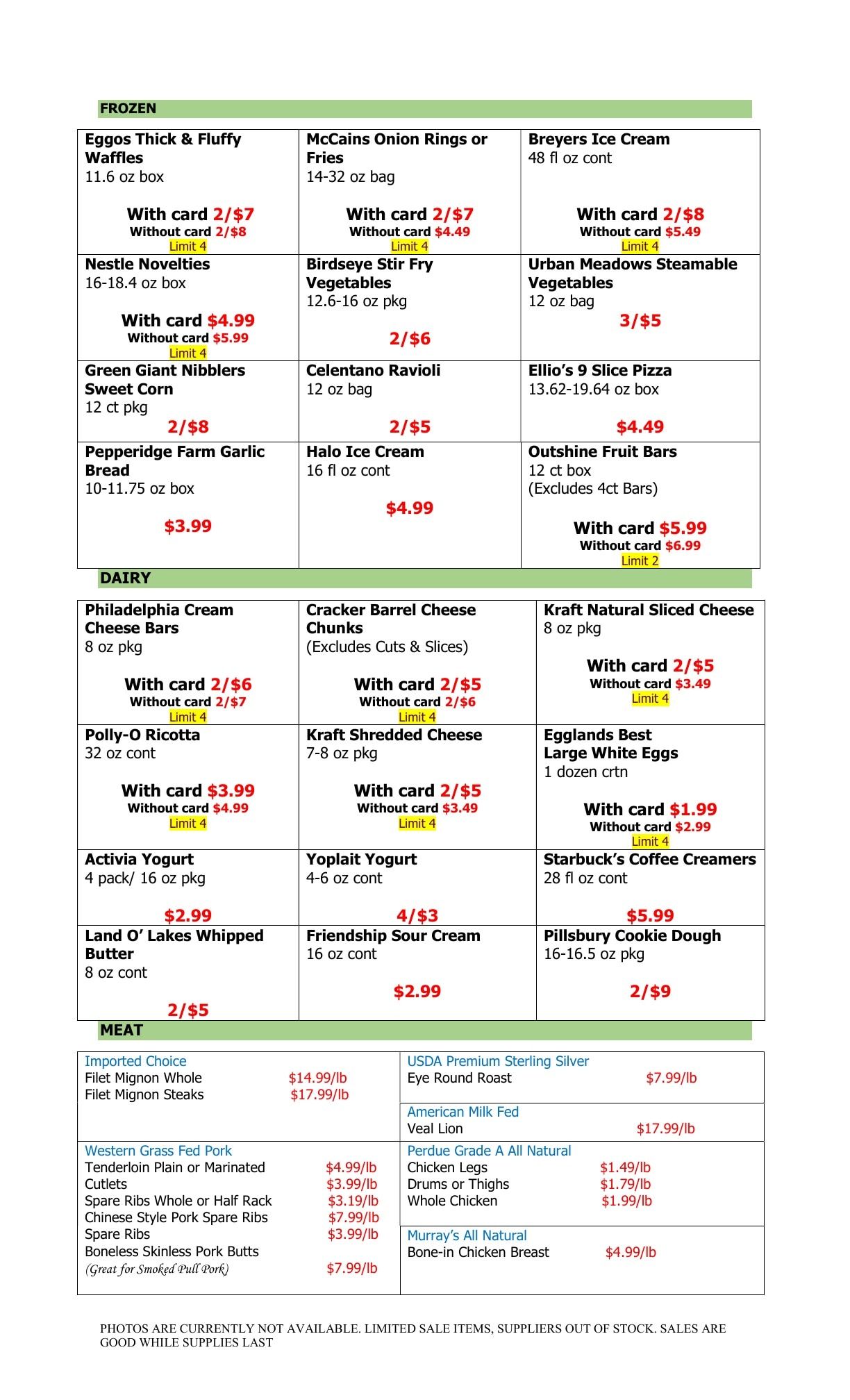 Country Markets of Westchester Weekly Ad September 25 - October 1, 2026