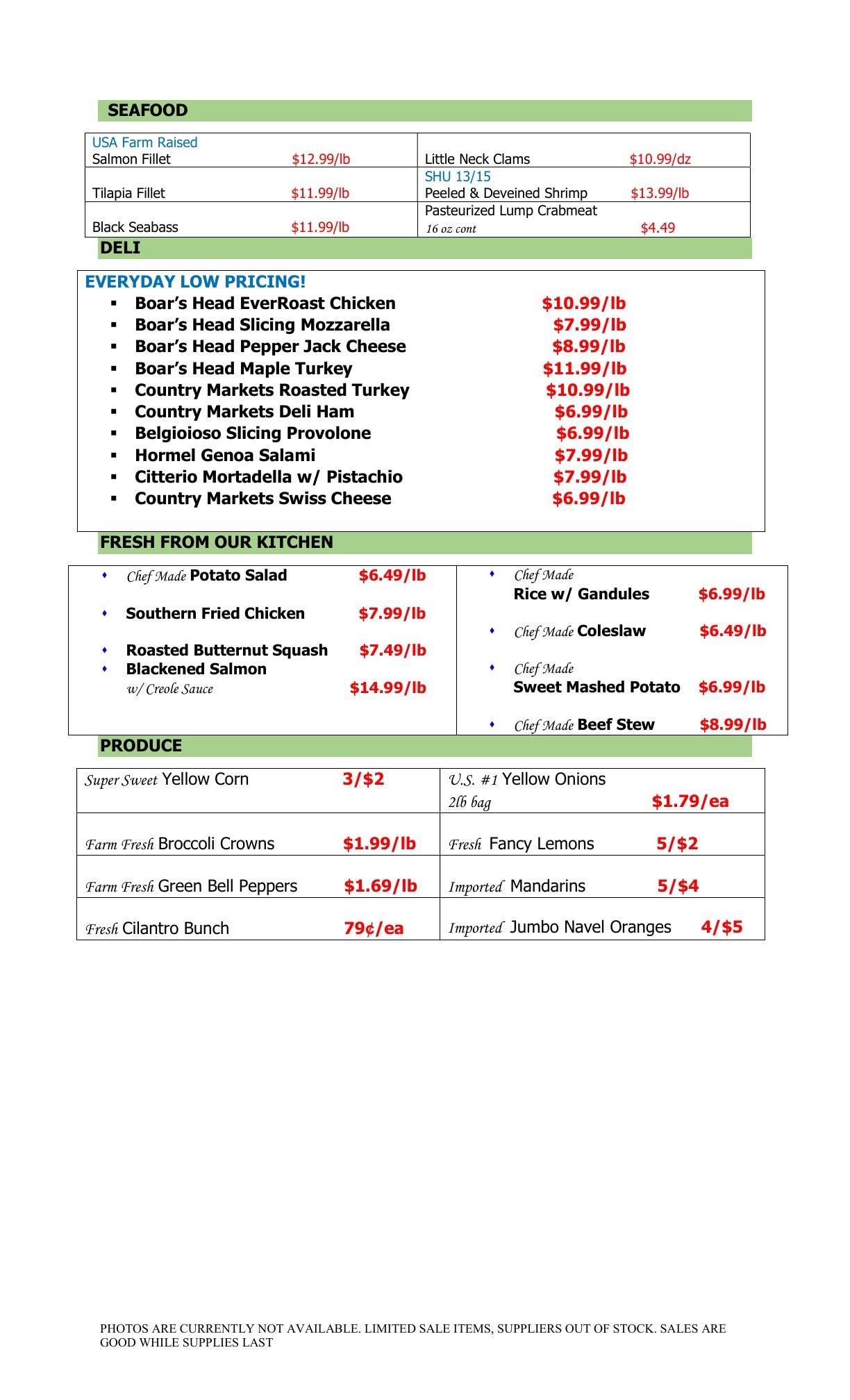 Country Markets of Westchester Weekly Ad September 25 - October 1, 2026