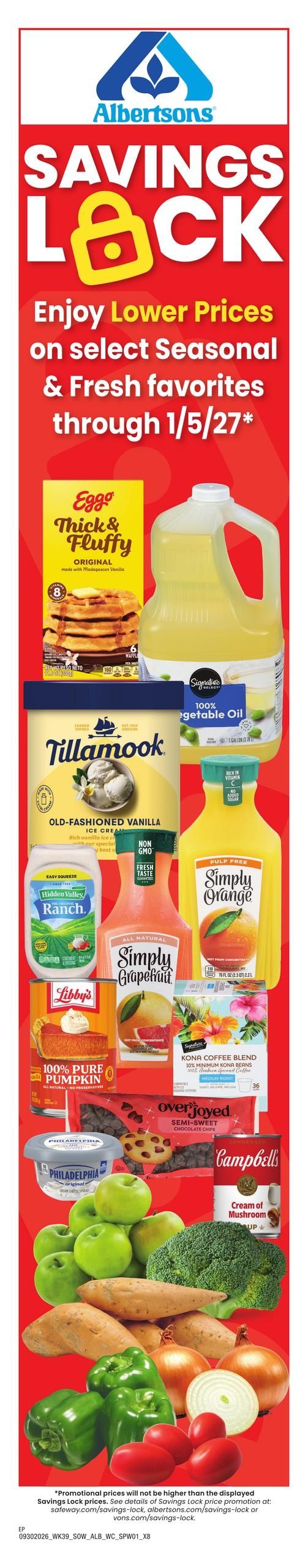 Albertsons (El Paso Area, TX) Weekly Ad September 30 - October 6, 2026