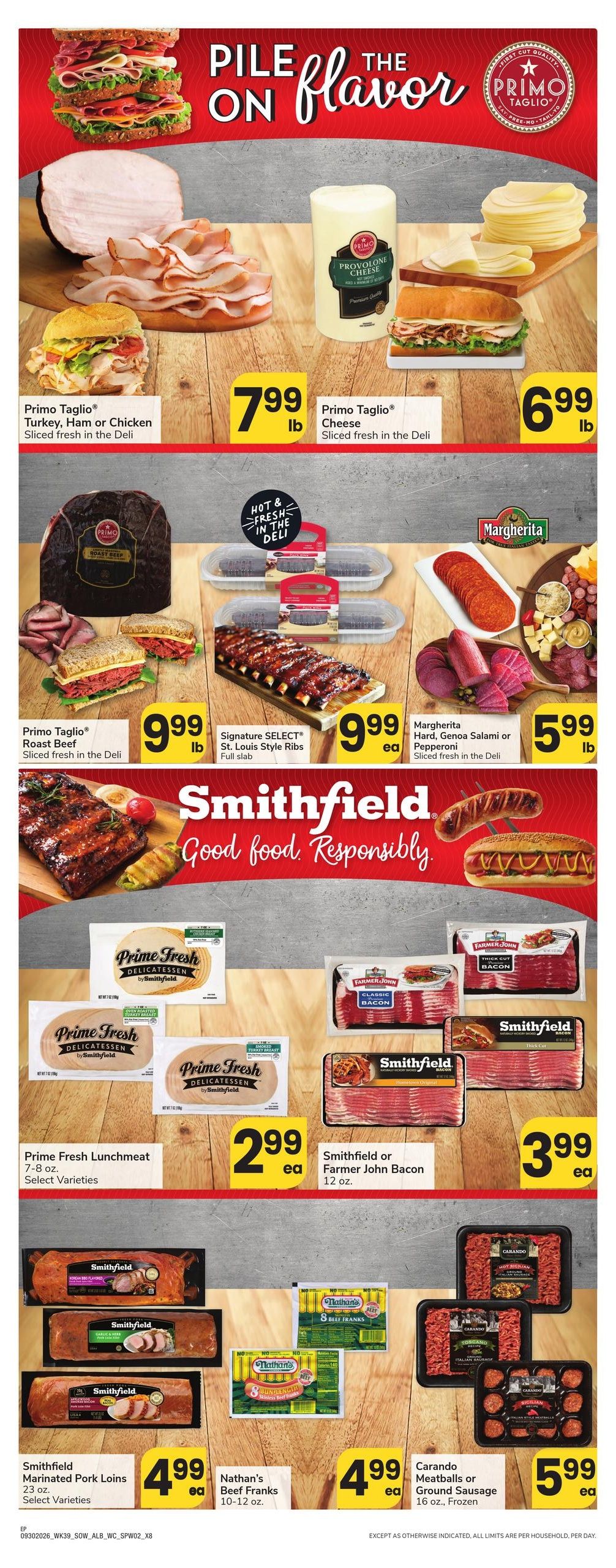 Albertsons (El Paso Area, TX) Weekly Ad September 30 - October 6, 2026