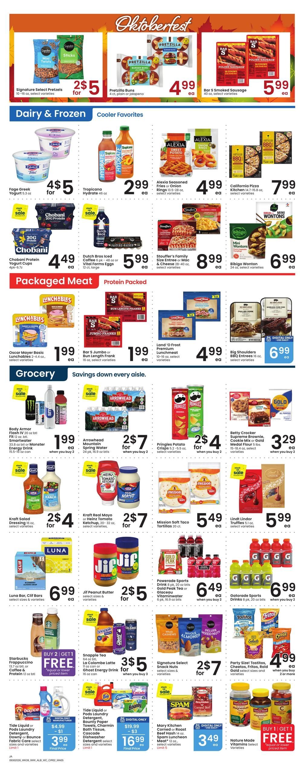 Albertsons (Jackson Area, WY) Weekly Ad September 30 - October 6, 2026