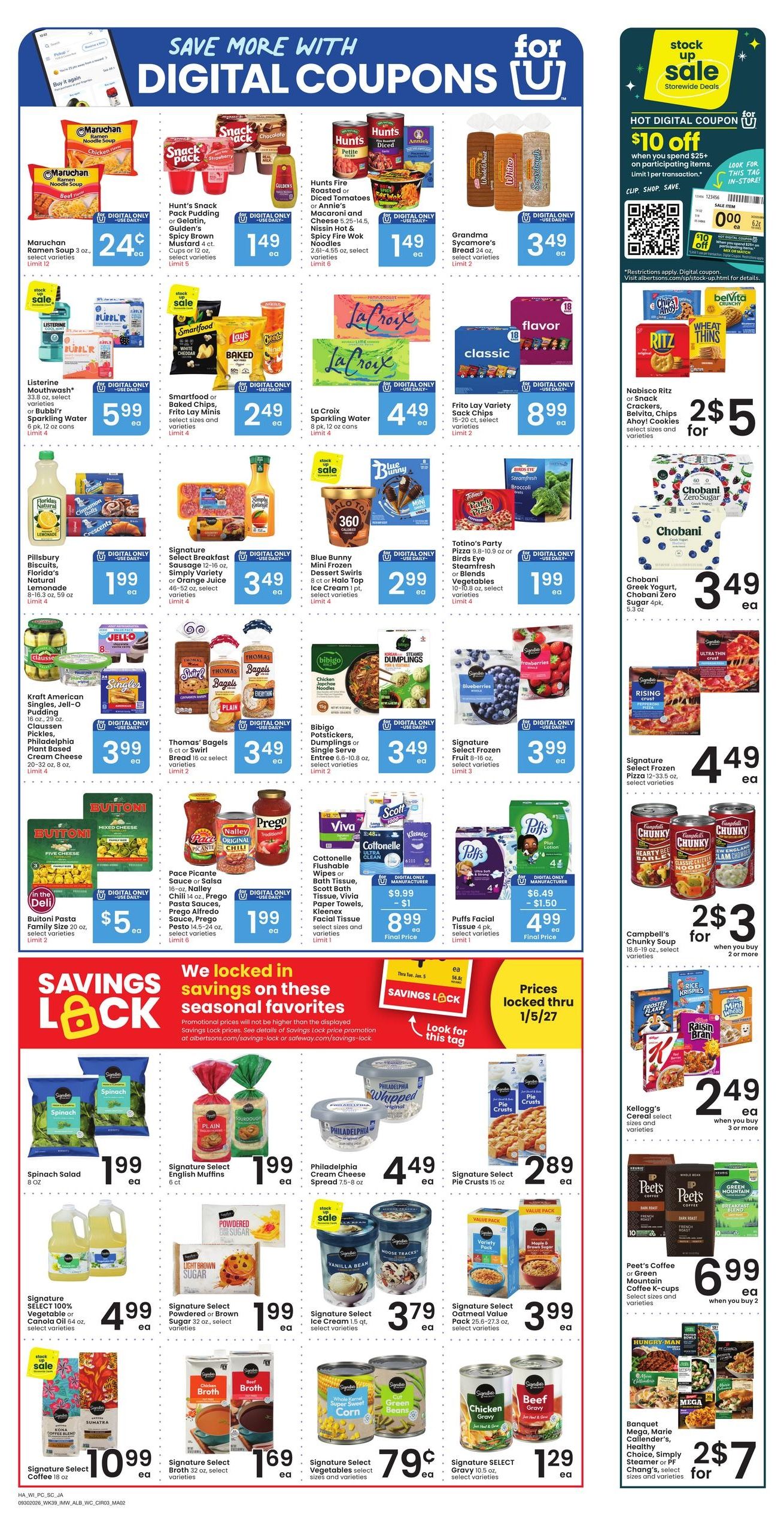 Albertsons (Jackson Area, WY) Weekly Ad September 30 - October 6, 2026