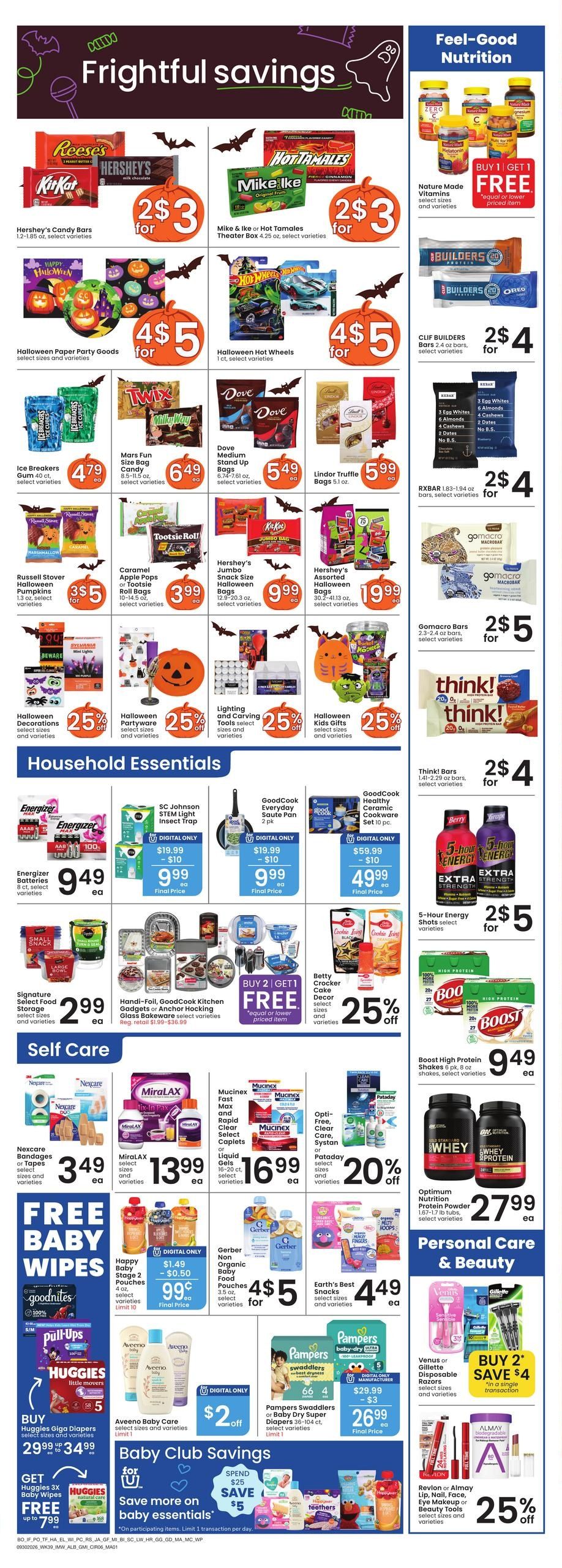 Albertsons (Williston Area, ND) Weekly Ad September 30 - October 6, 2026