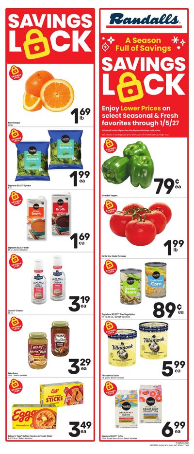 Randalls (Conroe Area, TX) Weekly Ad September 30 - October 6, 2026