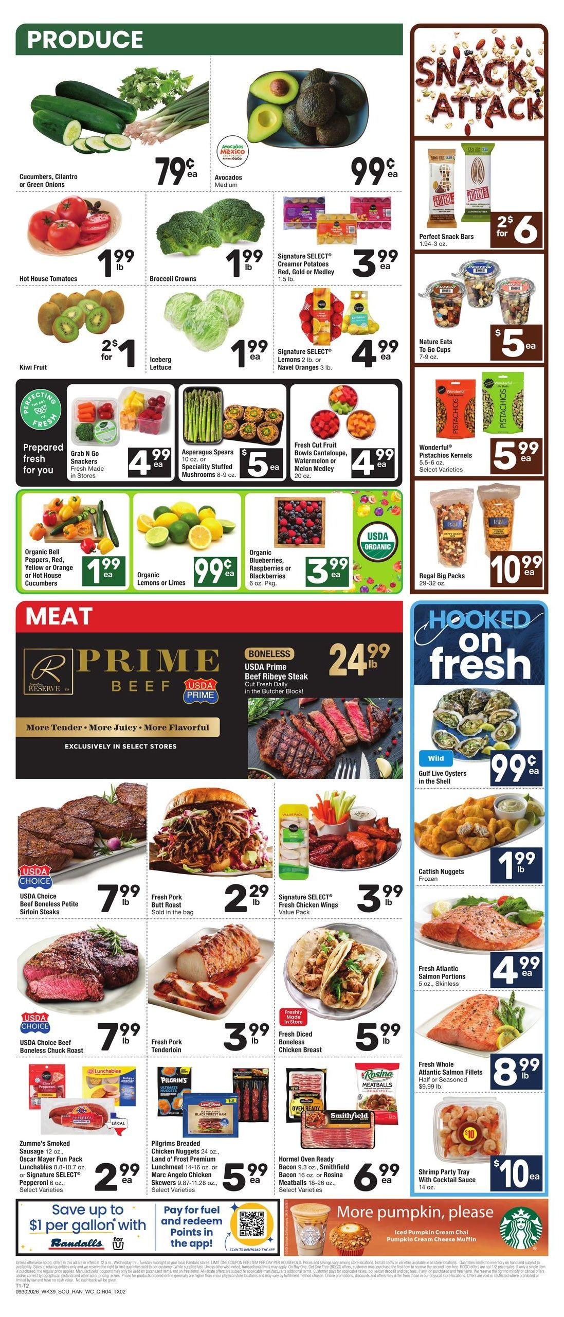 Randalls (Conroe Area, TX) Weekly Ad September 30 - October 6, 2026