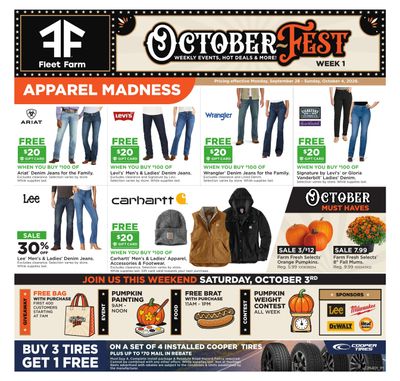 Fleet Farm Weekly Ad September 28 - October 4, 2026