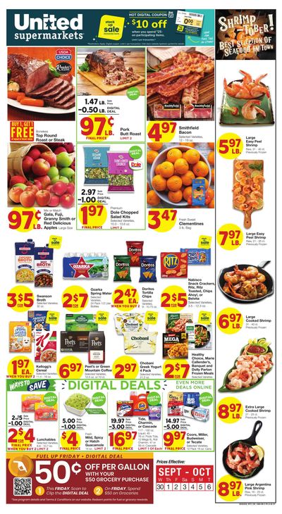 United Supermarkets (Lamesa Area, TX) Weekly Ad September 30 - October 6, 2026
