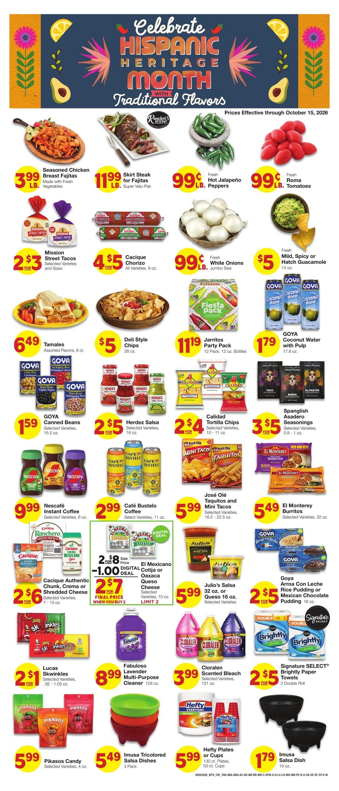 United Supermarkets (Lamesa Area, TX) Weekly Ad September 30 - October 6, 2026