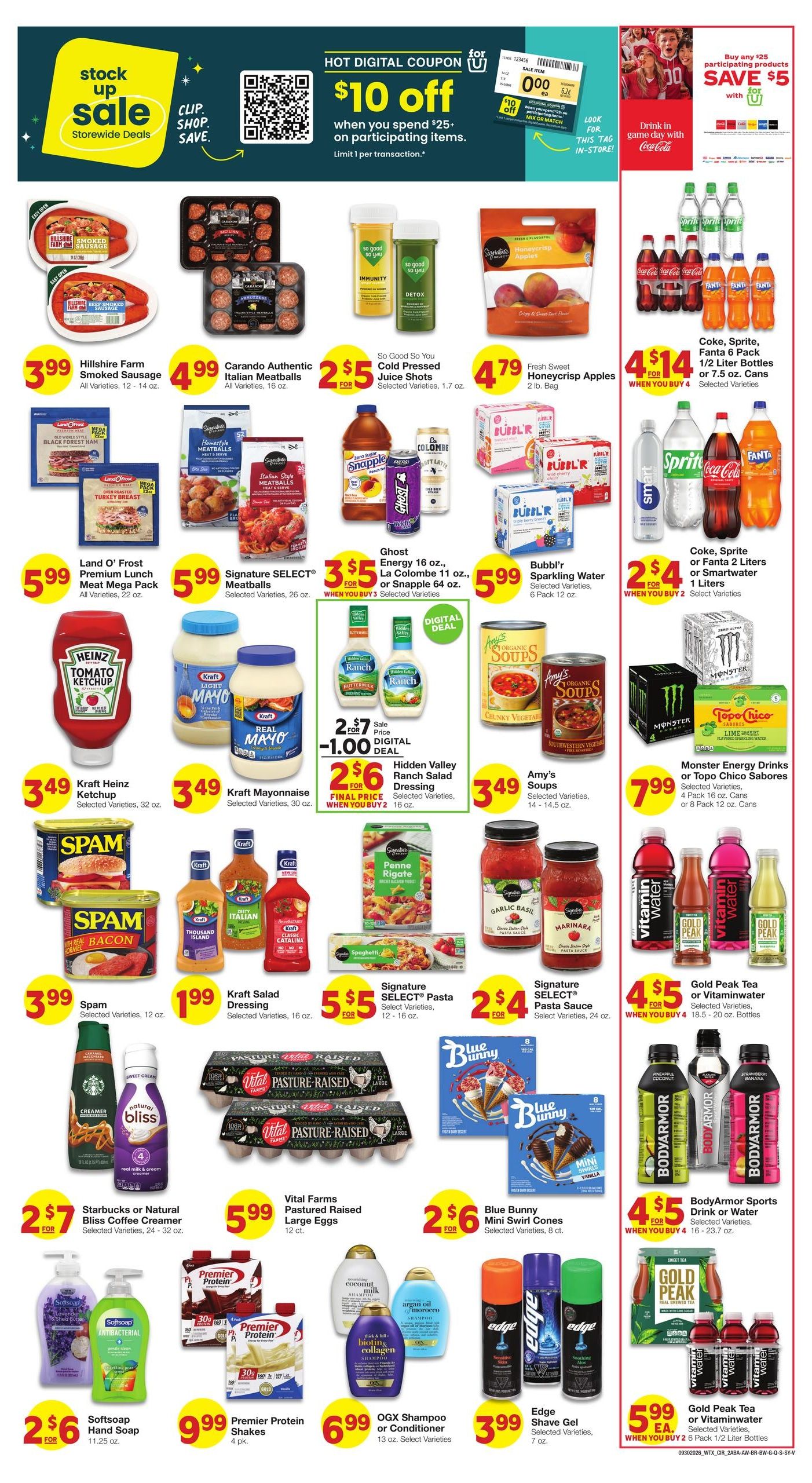 United Supermarkets (Rotan Area, TX) Weekly Ad September 30 - October 6, 2026