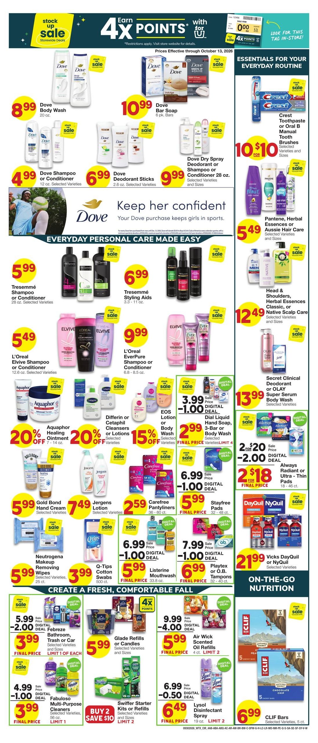 United Supermarkets (Rotan Area, TX) Weekly Ad September 30 - October 6, 2026