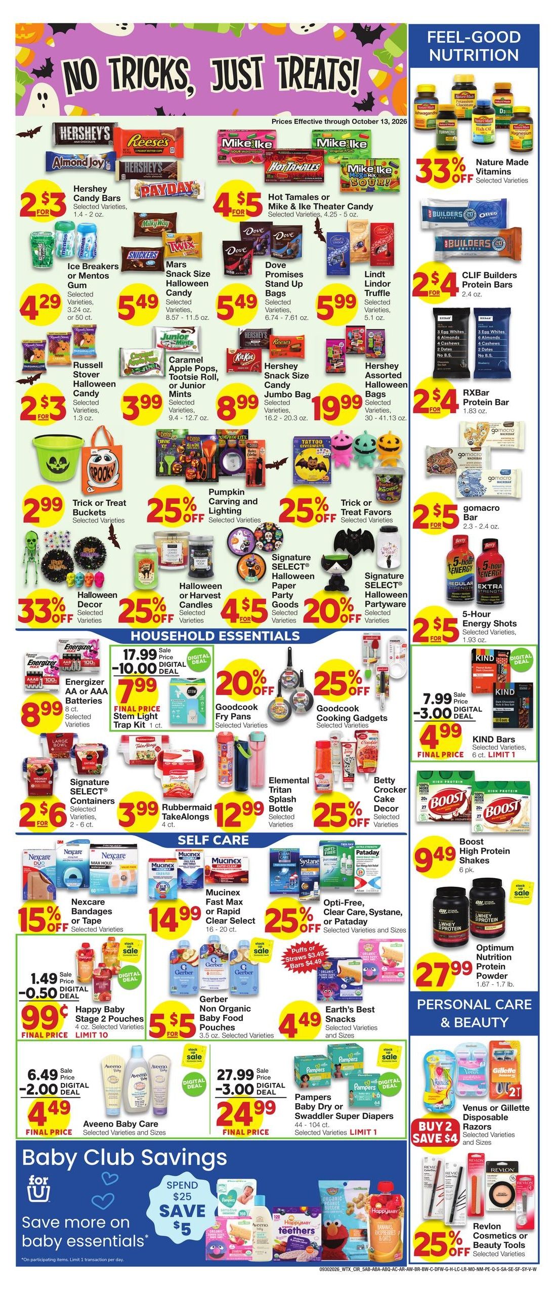 United Supermarkets (Rotan Area, TX) Weekly Ad September 30 - October 6, 2026