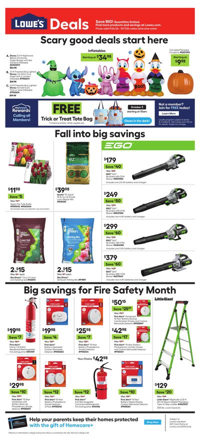 Lowe's (Chillicothe-Kirksville Area, MO) Weekly Ad September 24 - October 7, 2026
