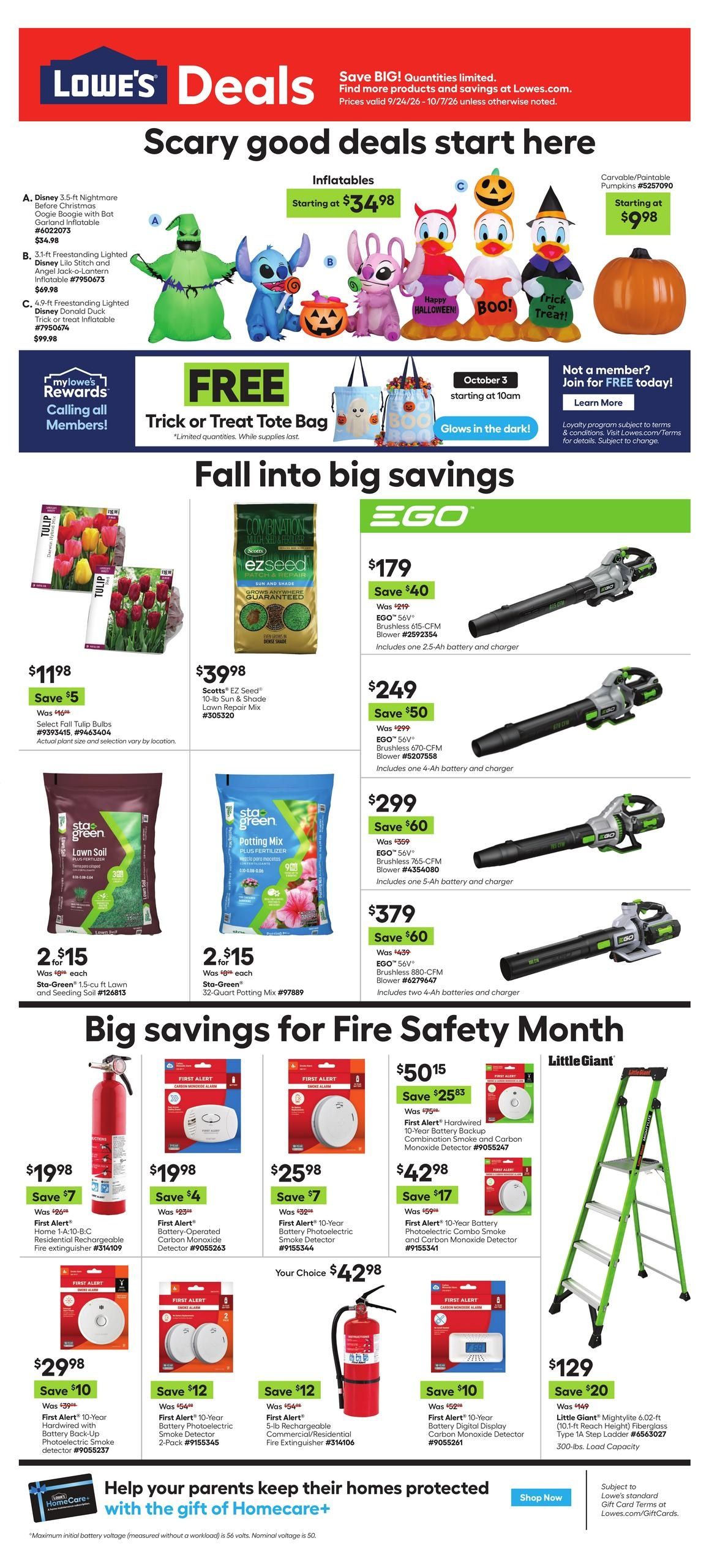 Lowe's (Chillicothe-Kirksville Area, MO) Weekly Ad September 24 - October 7, 2026
