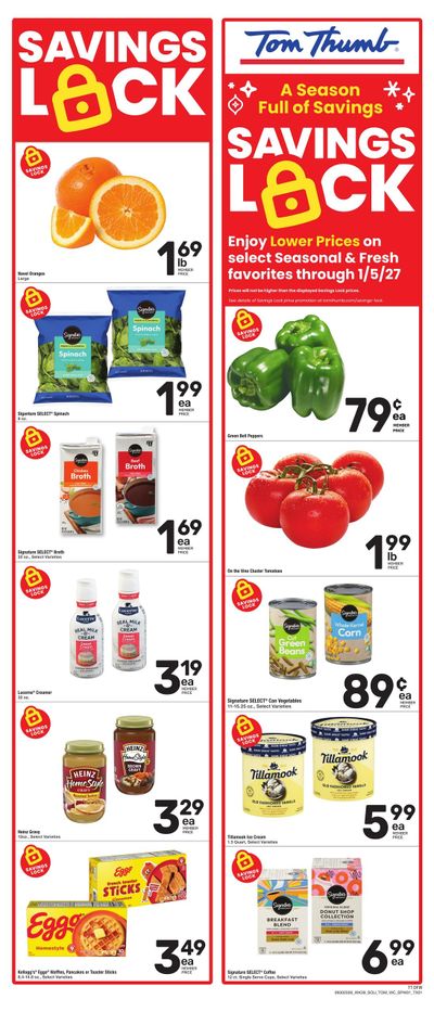 Tom Thumb Weekly Ad September 30 - October 6, 2026