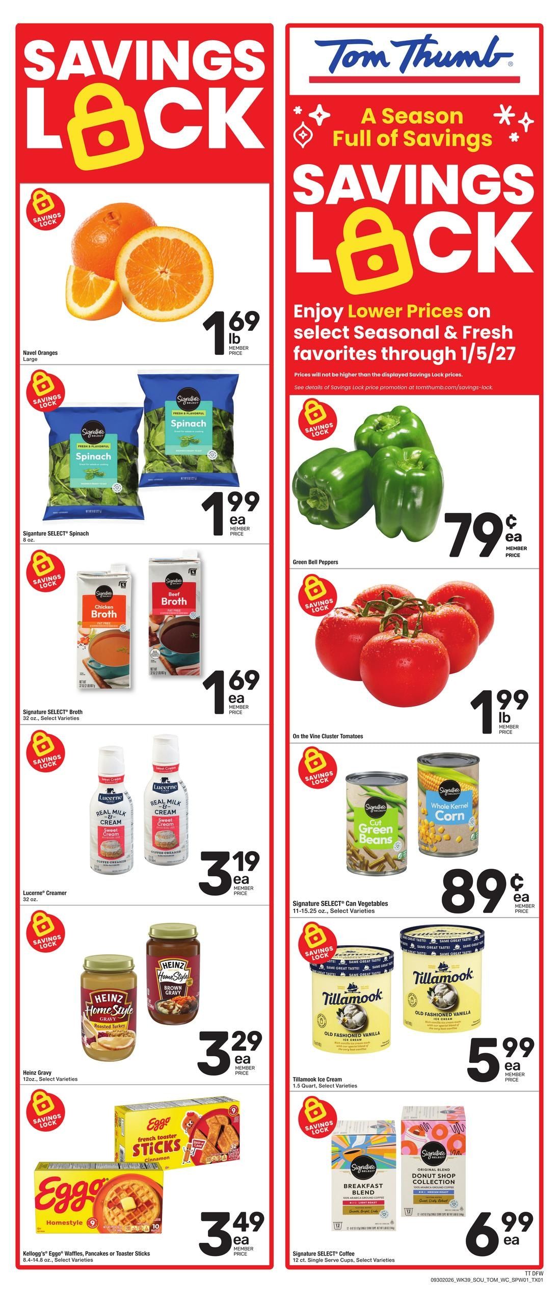 Tom Thumb Weekly Ad September 30 - October 6, 2026