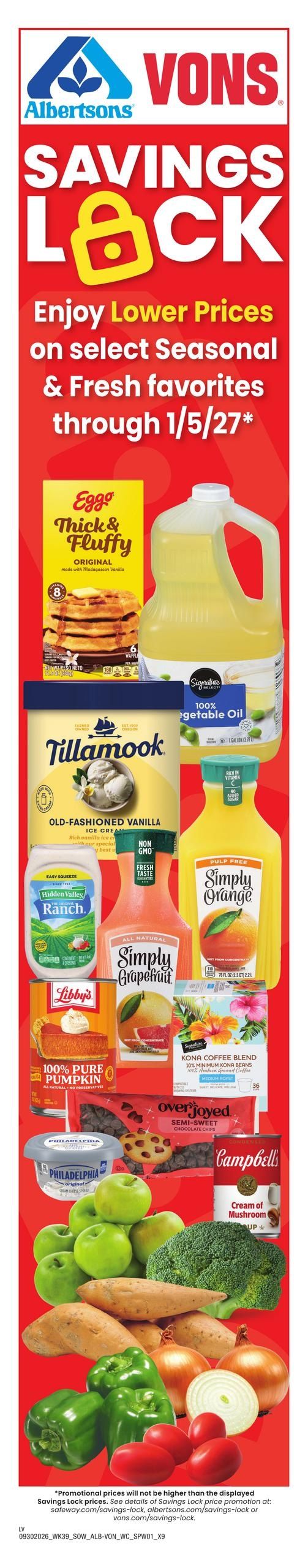 Albertsons (Las Vegas-North Las Vegas Area, NV) Weekly Ad September 30 - October 6, 2026