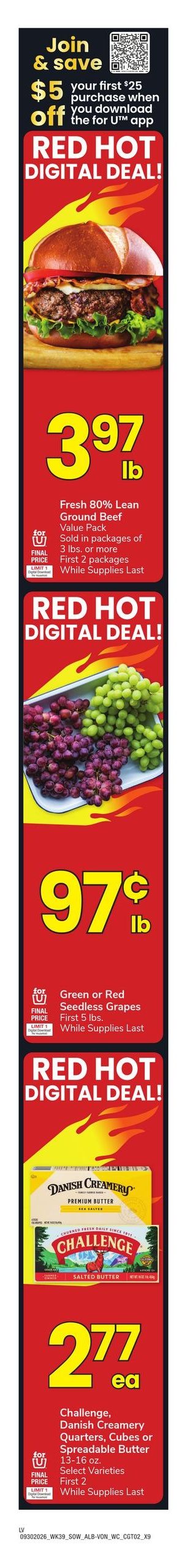 Albertsons (Las Vegas-North Las Vegas Area, NV) Weekly Ad September 30 - October 6, 2026