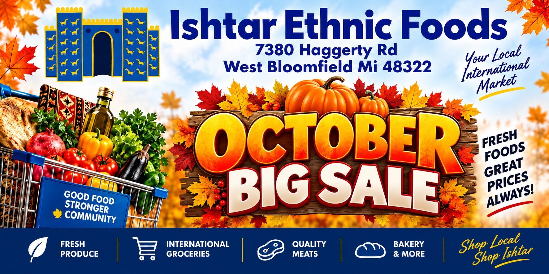 Ishtar Ethnic Foods Weekly Ad September 30 - October 4, 2026