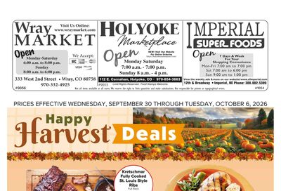 Imperial Superfoods Great Deals This Week! Weekly Ad September 30 - October 6, 2026