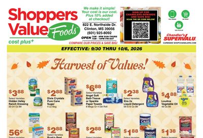 Chandler's Stores (Clinton, MS) Weekly Ad September 30 - October 6, 2026