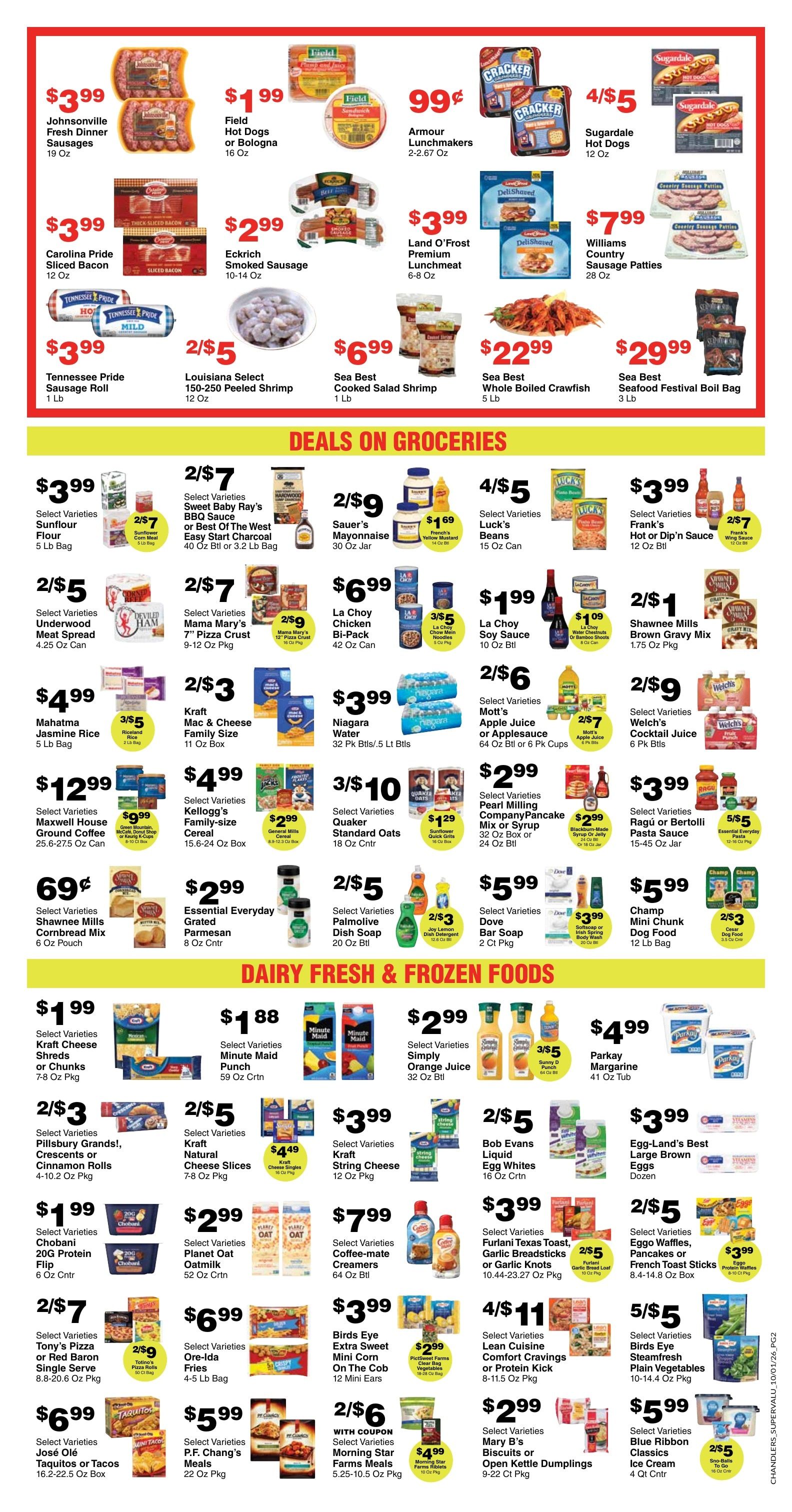 Chandler's Stores (Mississippi) Weekly Ad September 30 - October 6, 2026