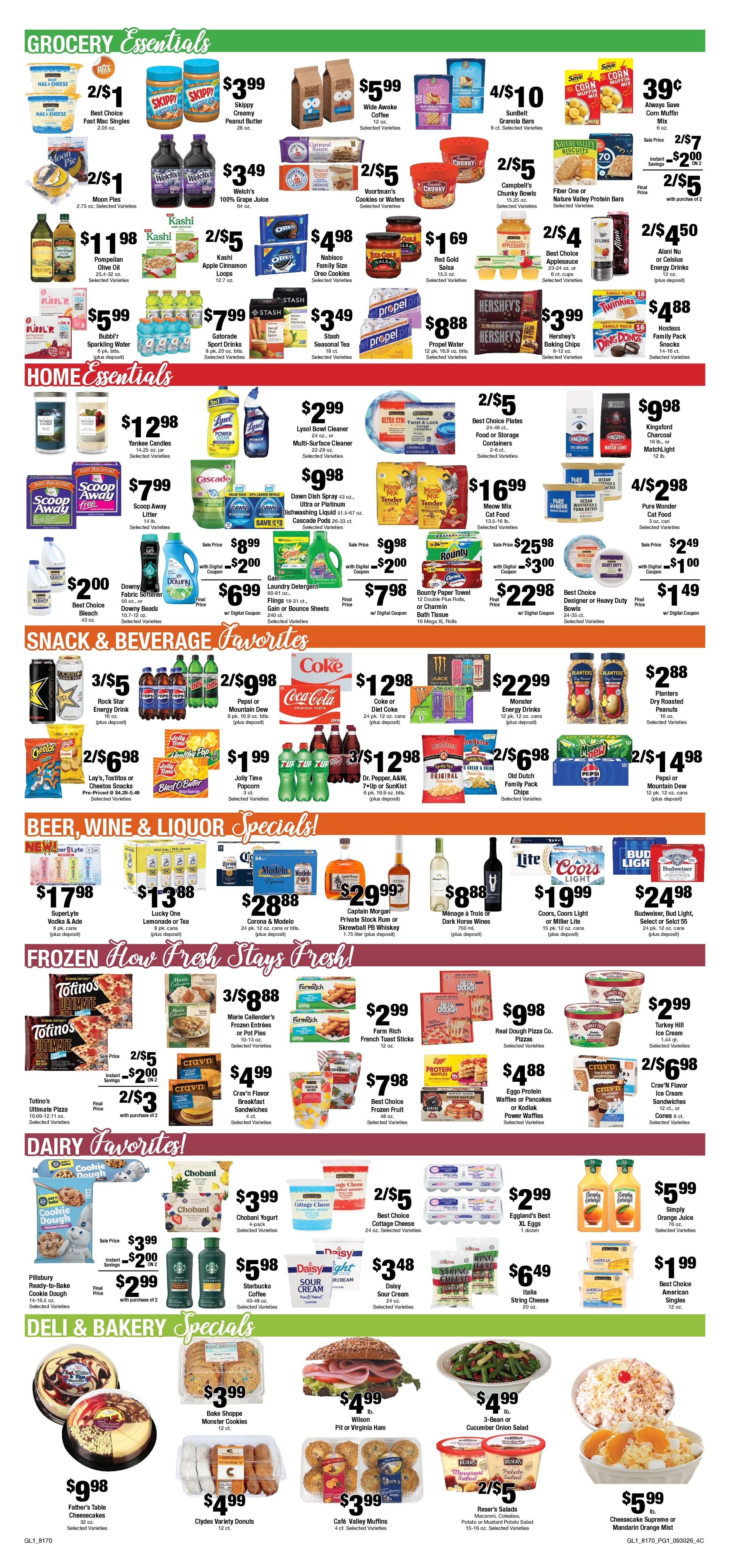 Big G Foods Great Deals This Week! Weekly Ad September 30 - October 6, 2026