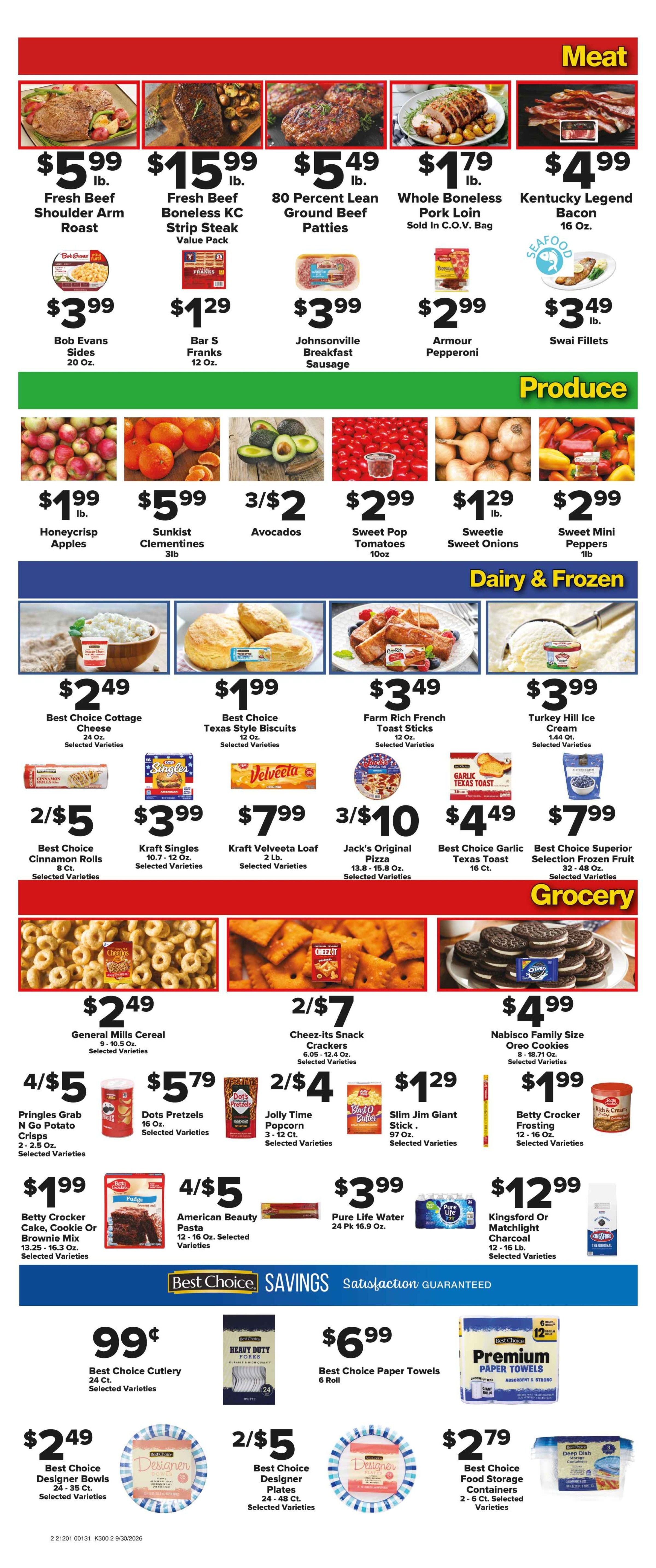 Carney's Supermarket Weekly Ad September 30 - October 6, 2026