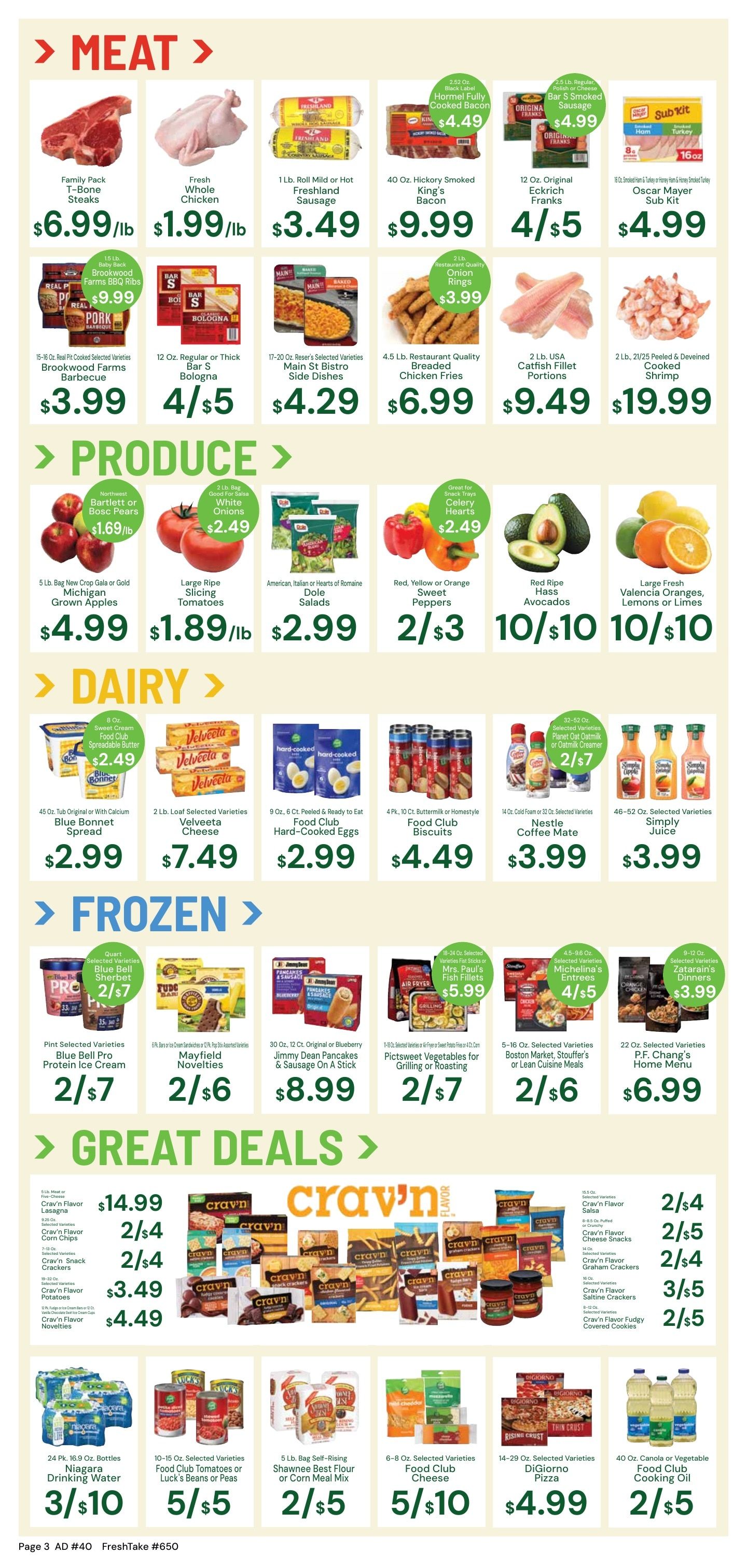 FreshTake Grocery Weekly Ad September 30 - October 6, 2026