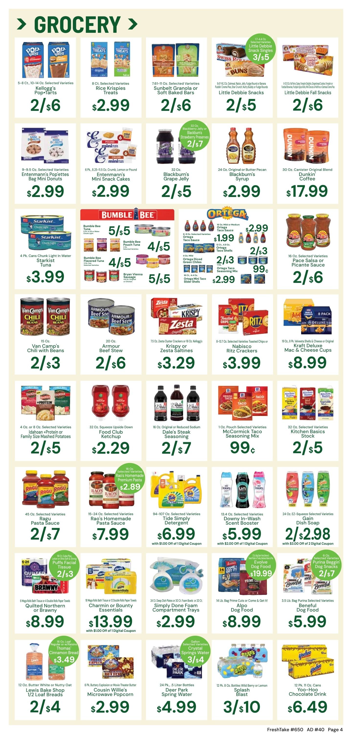 FreshTake Grocery Weekly Ad September 30 - October 6, 2026