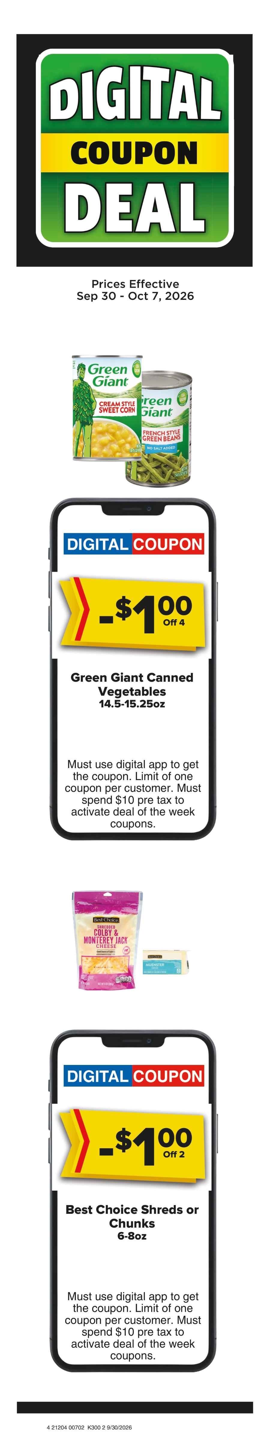 Brothers Market (Bloomfield, IA) Weekly Ad September 30 - October 7, 2026