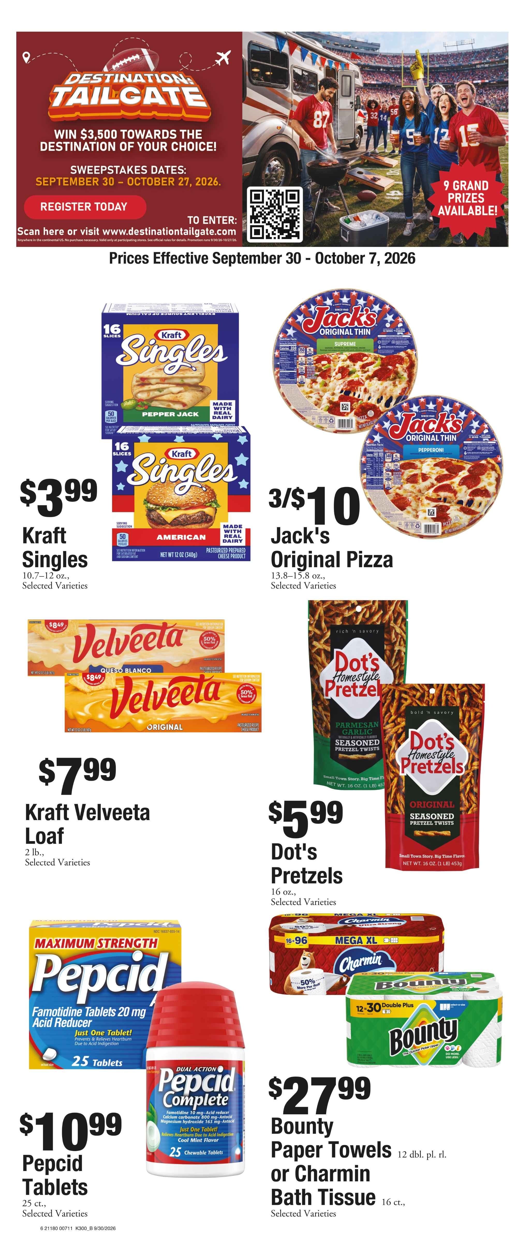 Brothers Market (Tonganoxie, KS) Weekly Ad September 30 - October 7, 2026
